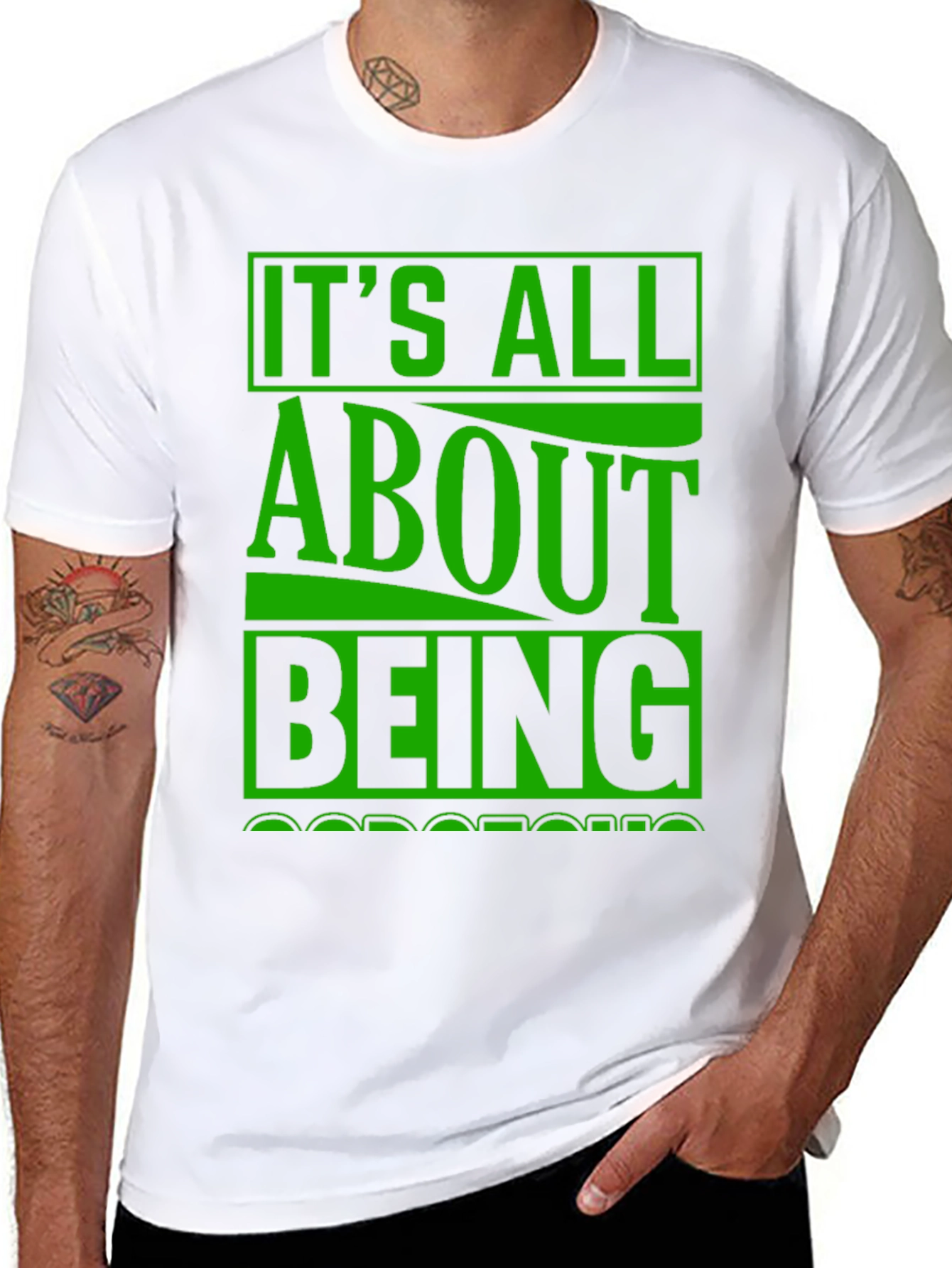 Its All About Being Awesome Black T-Shirt