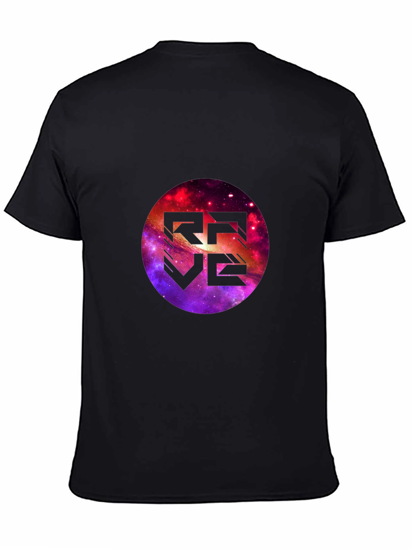 Galaxy Rave T-Shirt - Stylish Black Cotton Tee