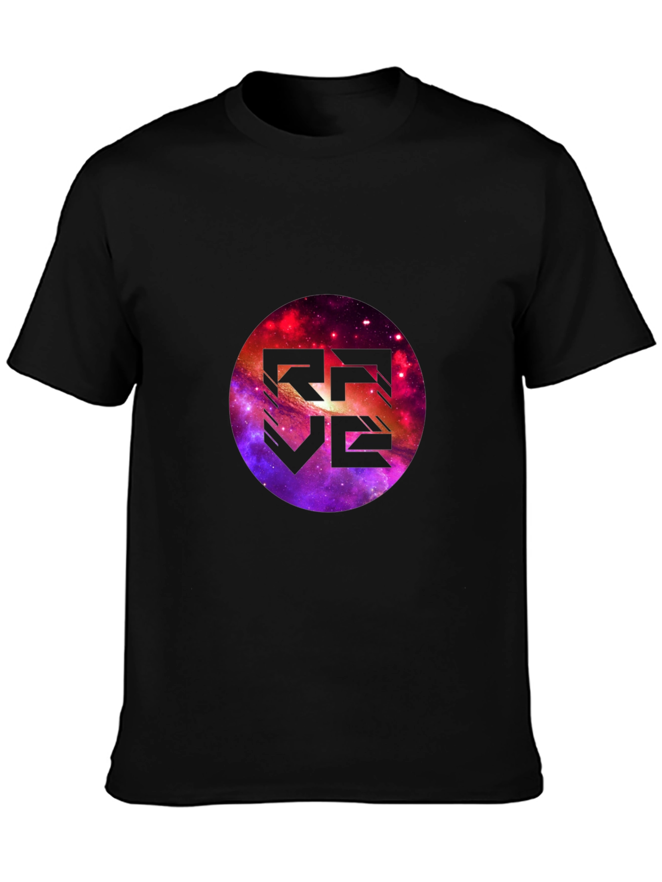 Galaxy Rave T-Shirt - Stylish Black Cotton Tee