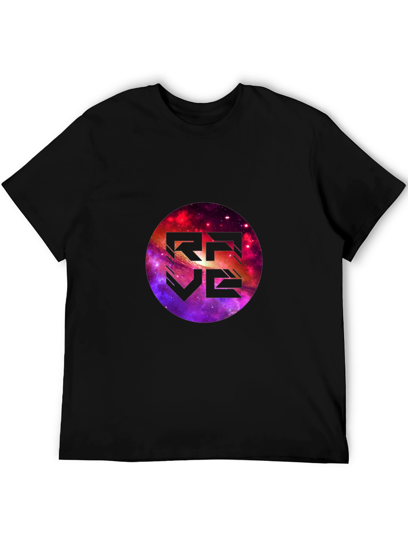 Galaxy Rave T-Shirt - Stylish Black Cotton Tee