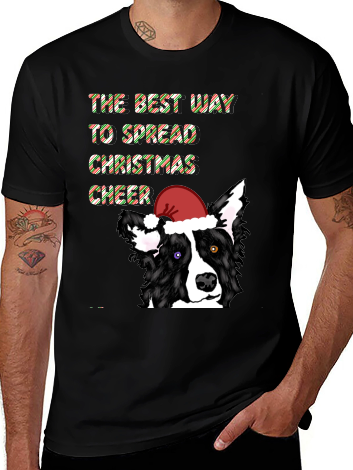 Spread Christmas Cheer Dog T-Shirt