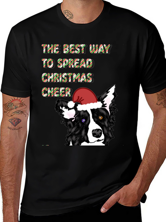 Spread Christmas Cheer Dog T-Shirt