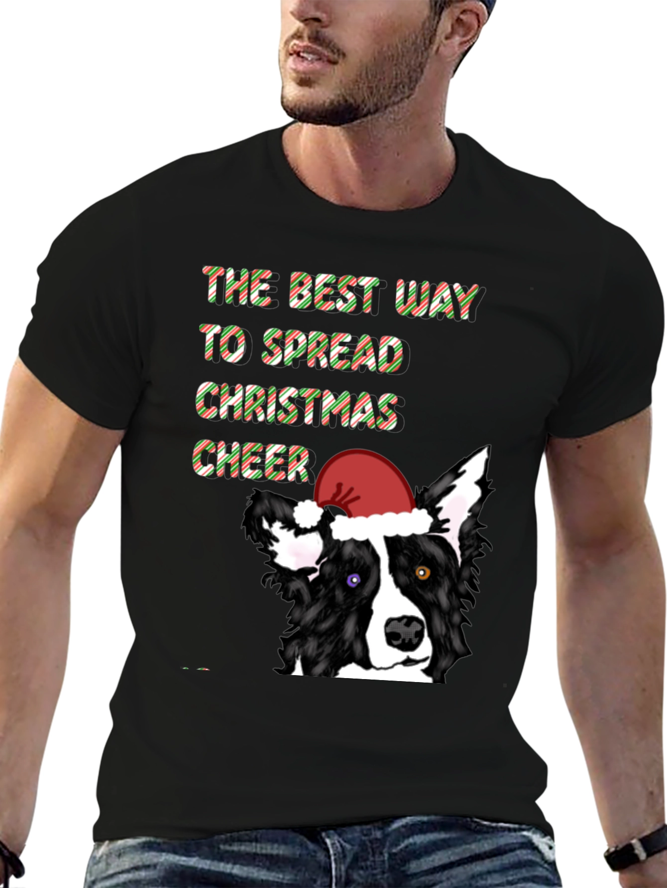 Spread Christmas Cheer Dog T-Shirt