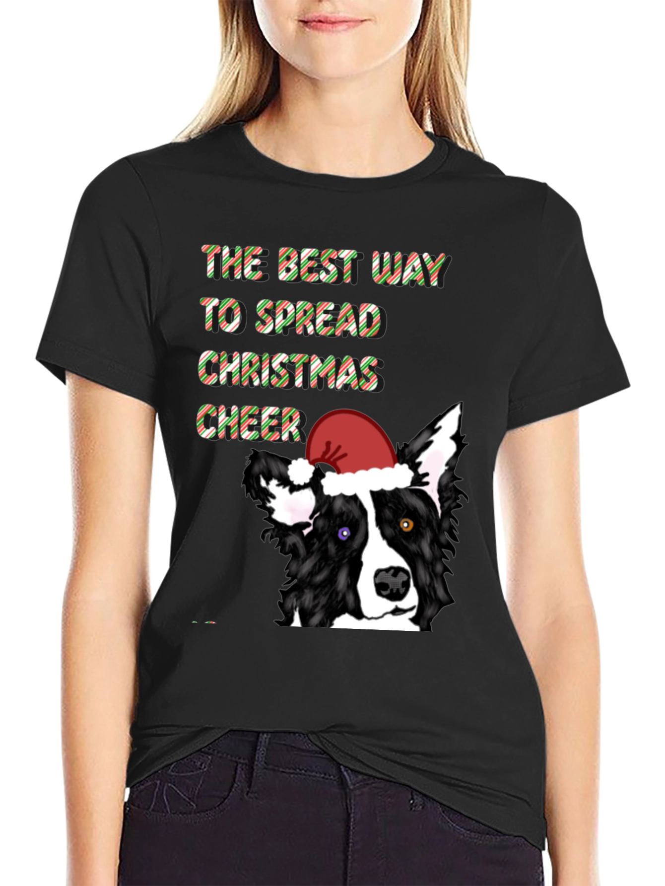 Spread Christmas Cheer Dog T-Shirt
