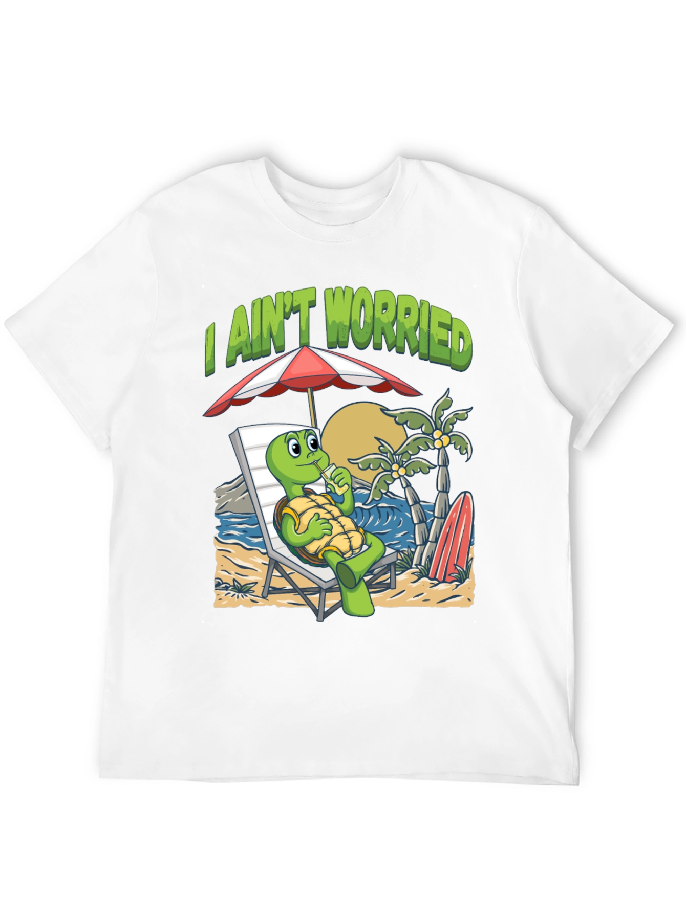I Aint Worried Turtle T-Shirt