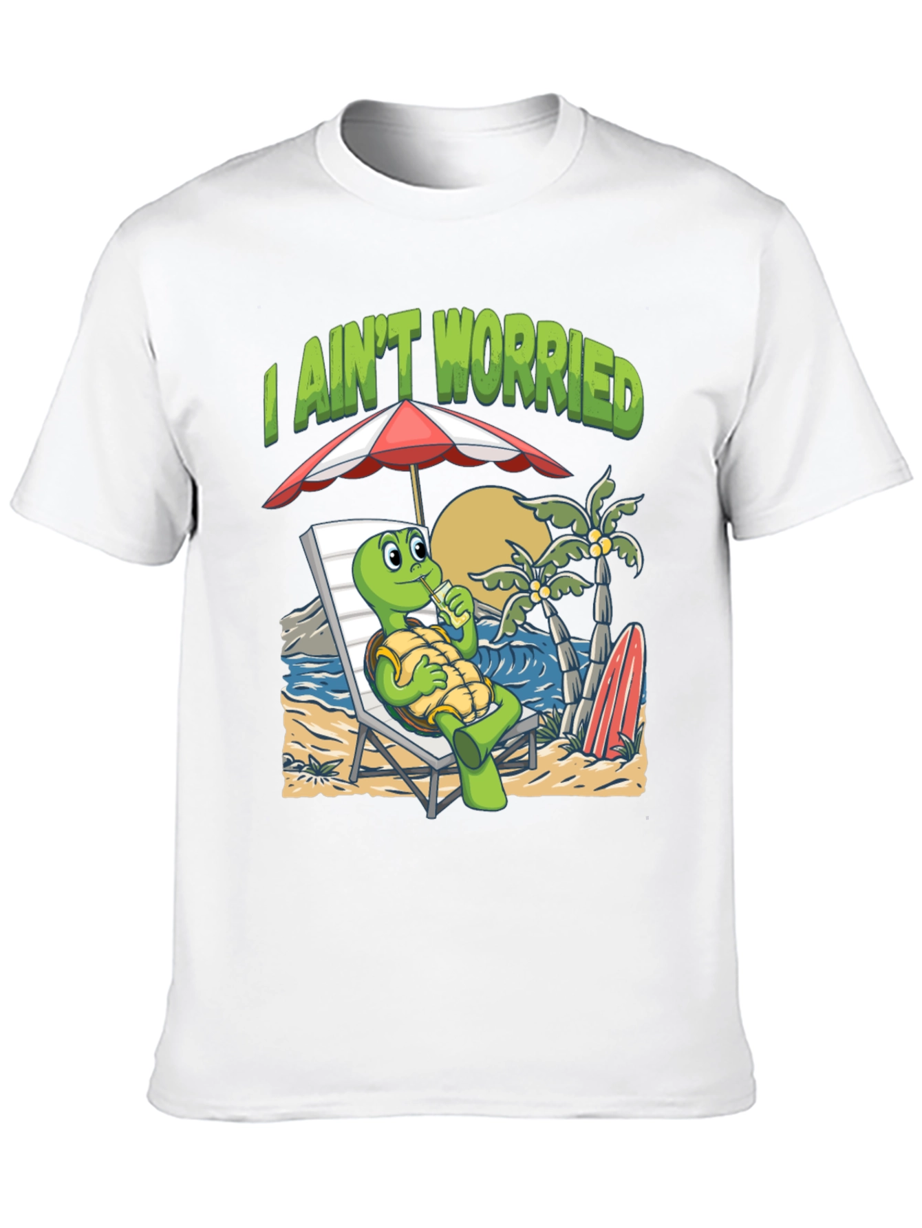 I Aint Worried Turtle T-Shirt