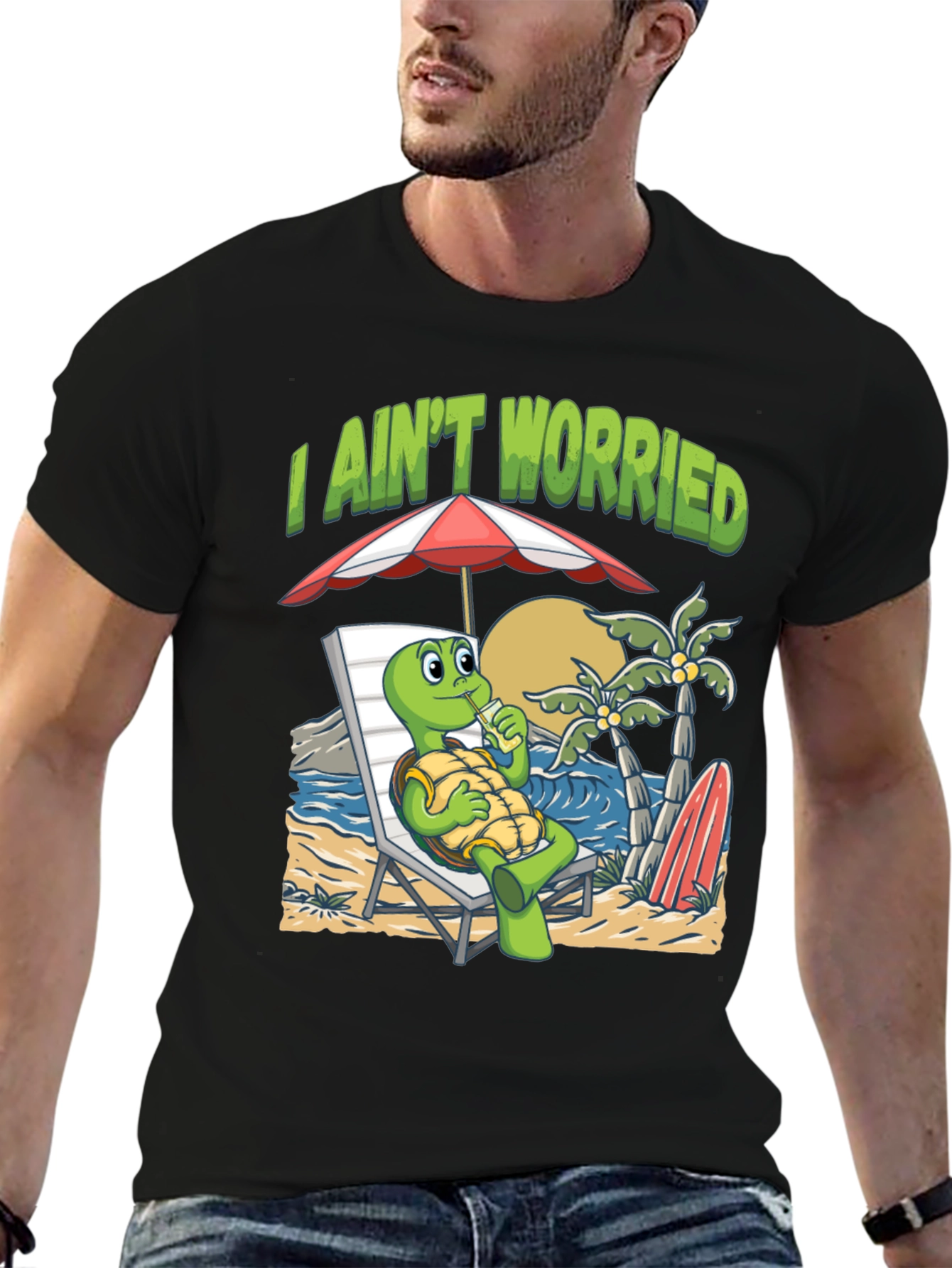 I Aint Worried Turtle T-Shirt
