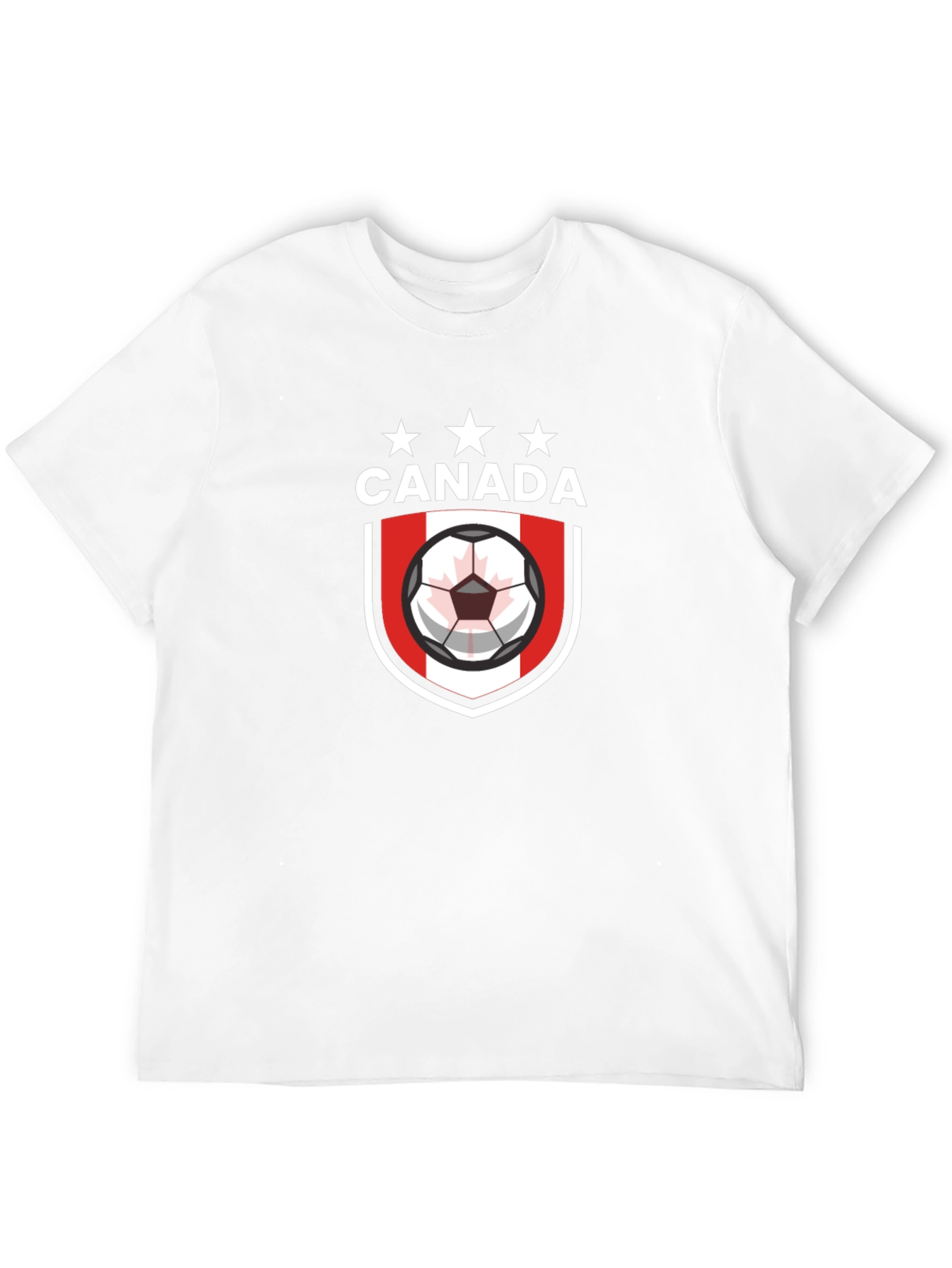 Canada Soccer Crest Black T-Shirt