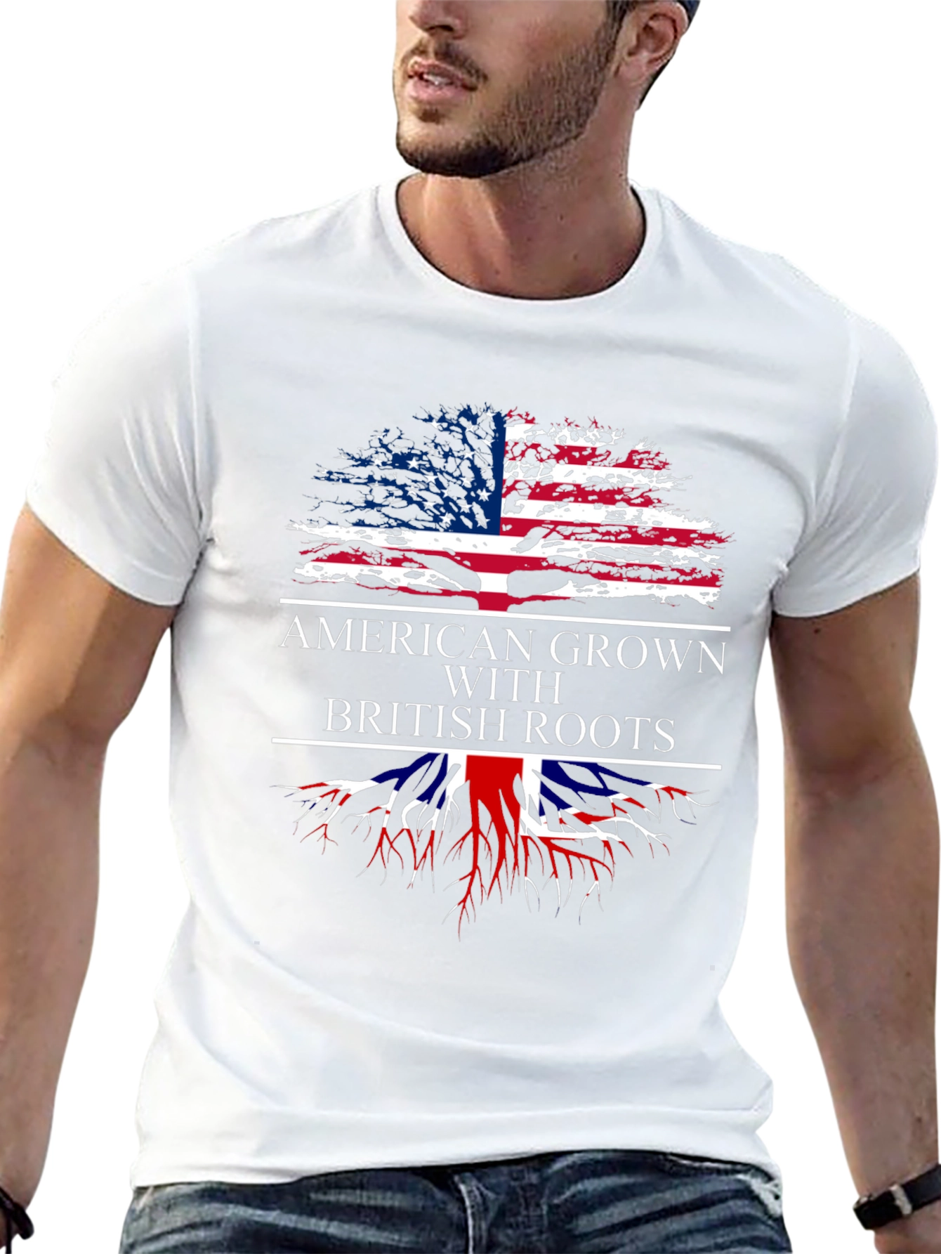 American Grown British Roots Graphic Tee