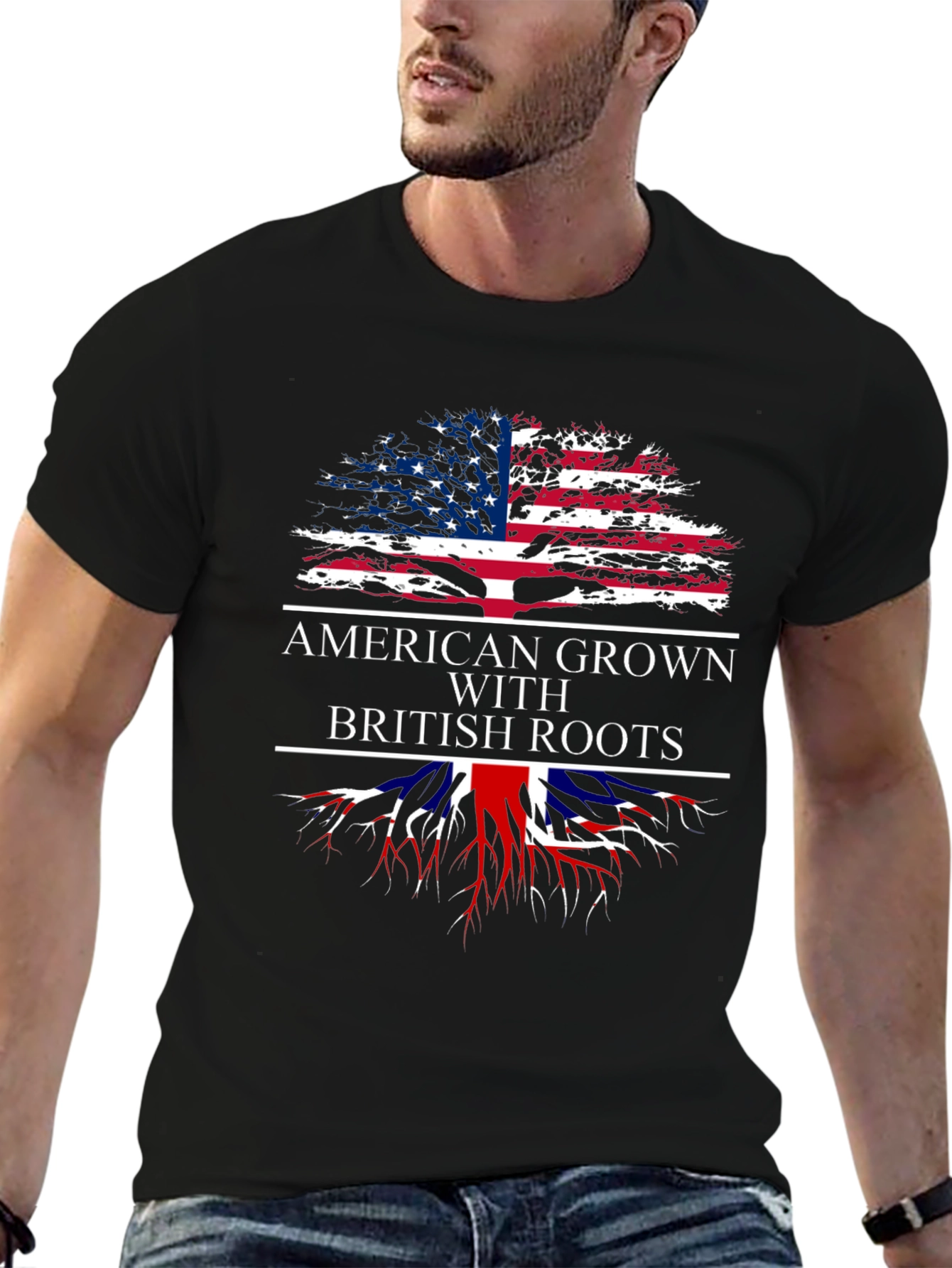 American Grown British Roots Graphic Tee