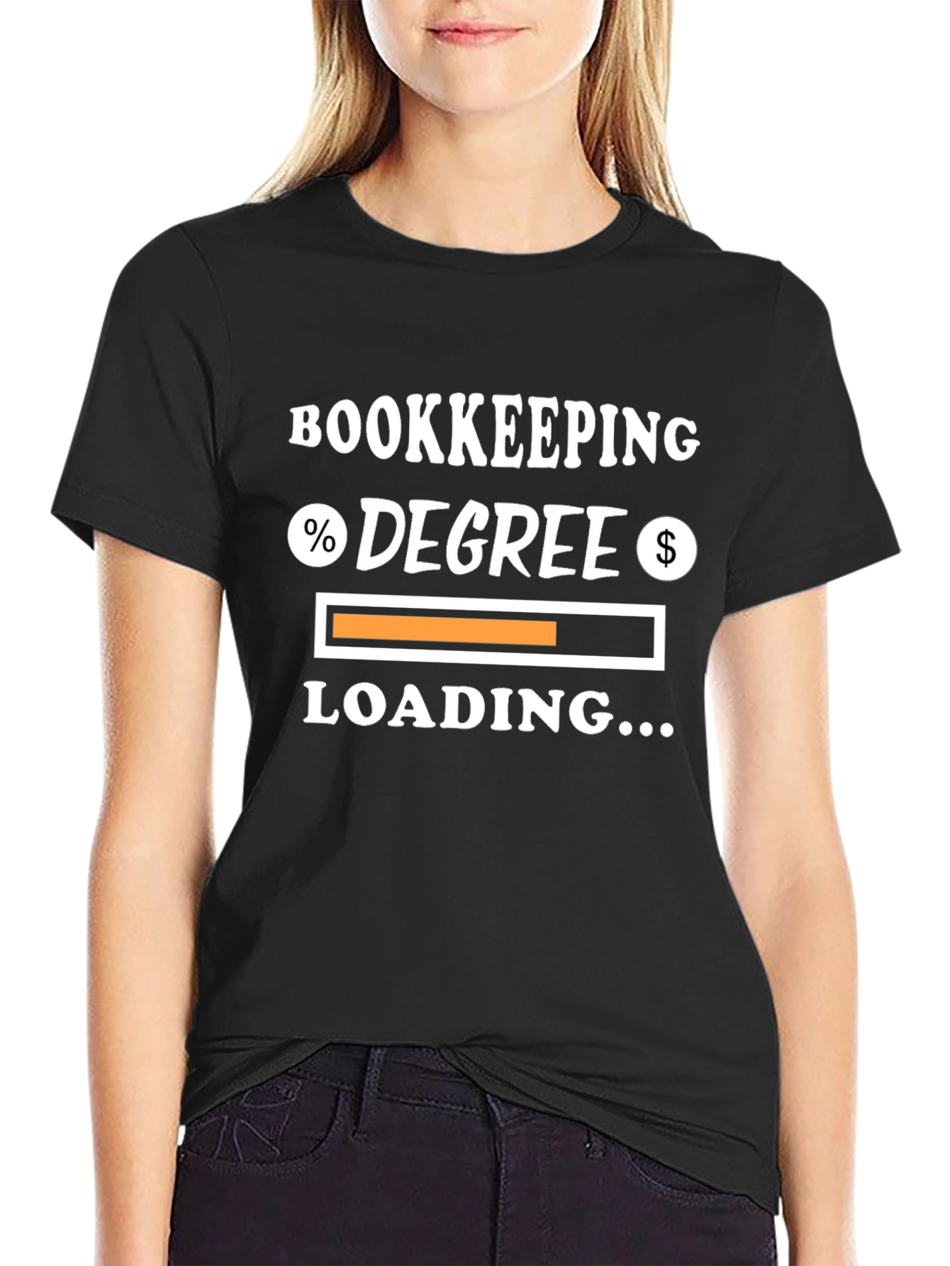 Bookkeeping Degree Loading T-Shirt