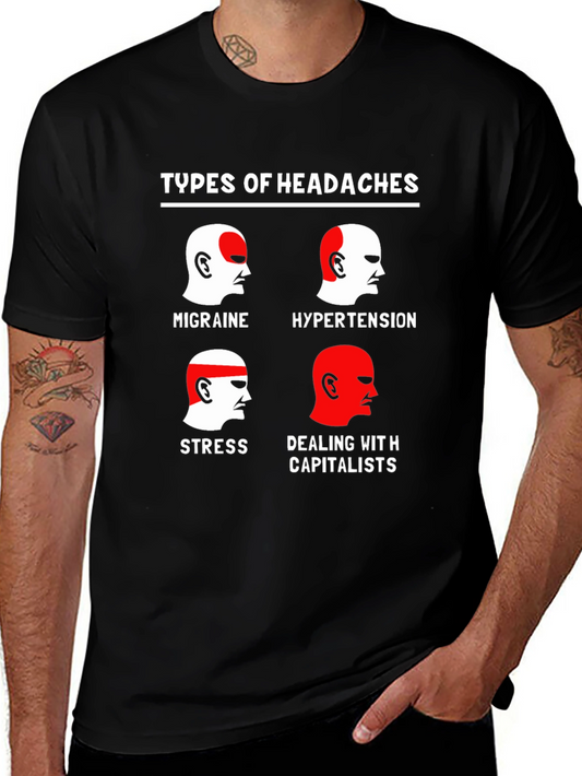 Types of Headaches Funny T-Shirt