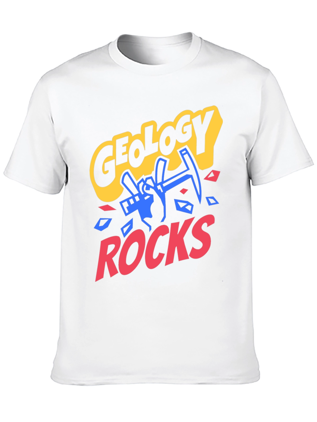 Geology Rocks Graphic Tee - Black Cotton T-Shirt