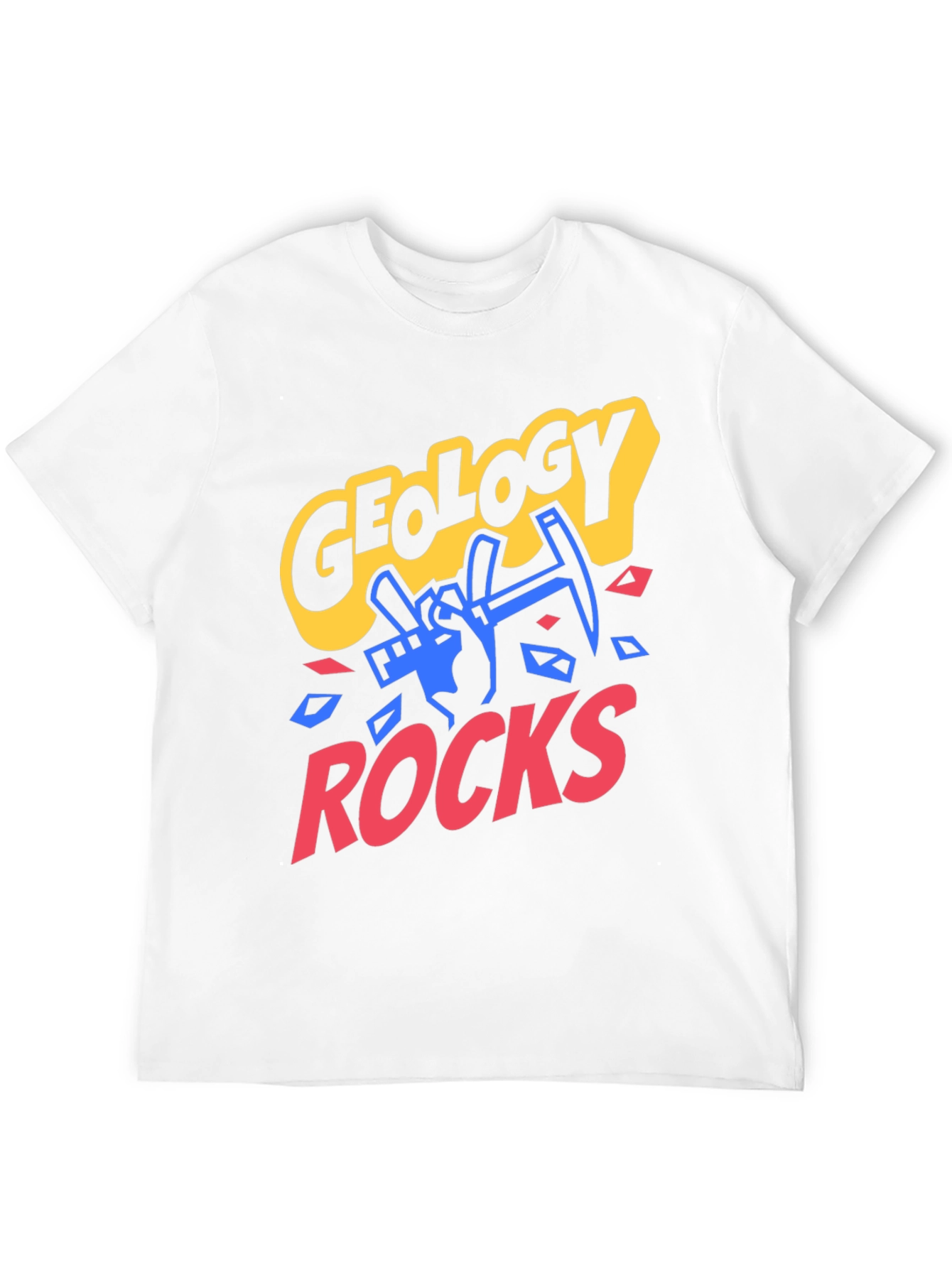 Geology Rocks Graphic Tee - Black Cotton T-Shirt