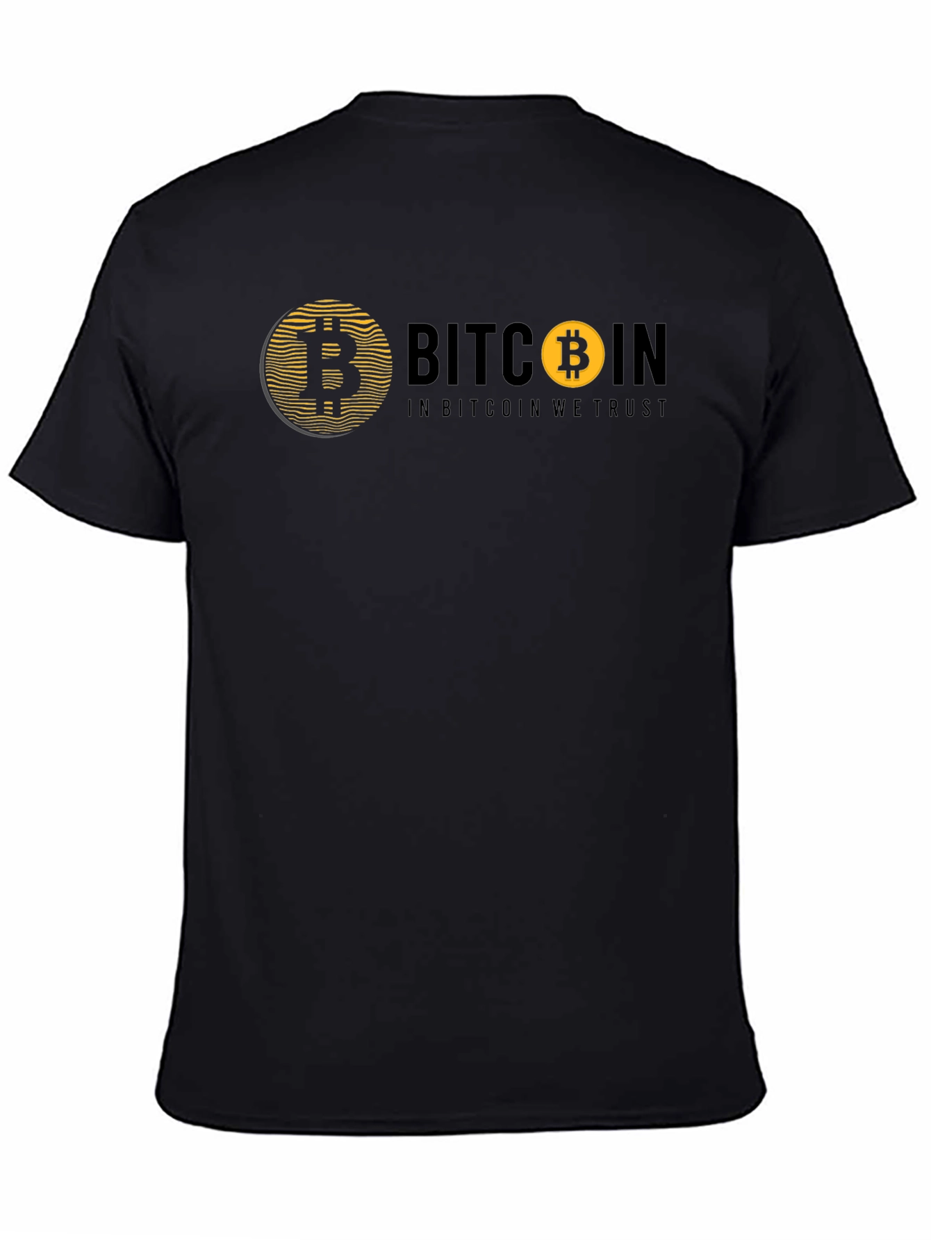Bitcoin In Bitcoin We Trust Black T-Shirt