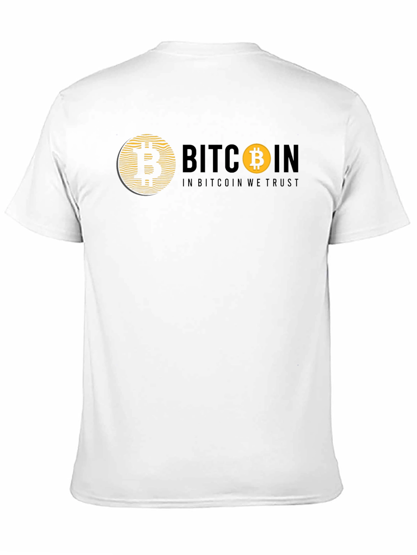 Bitcoin In Bitcoin We Trust Black T-Shirt
