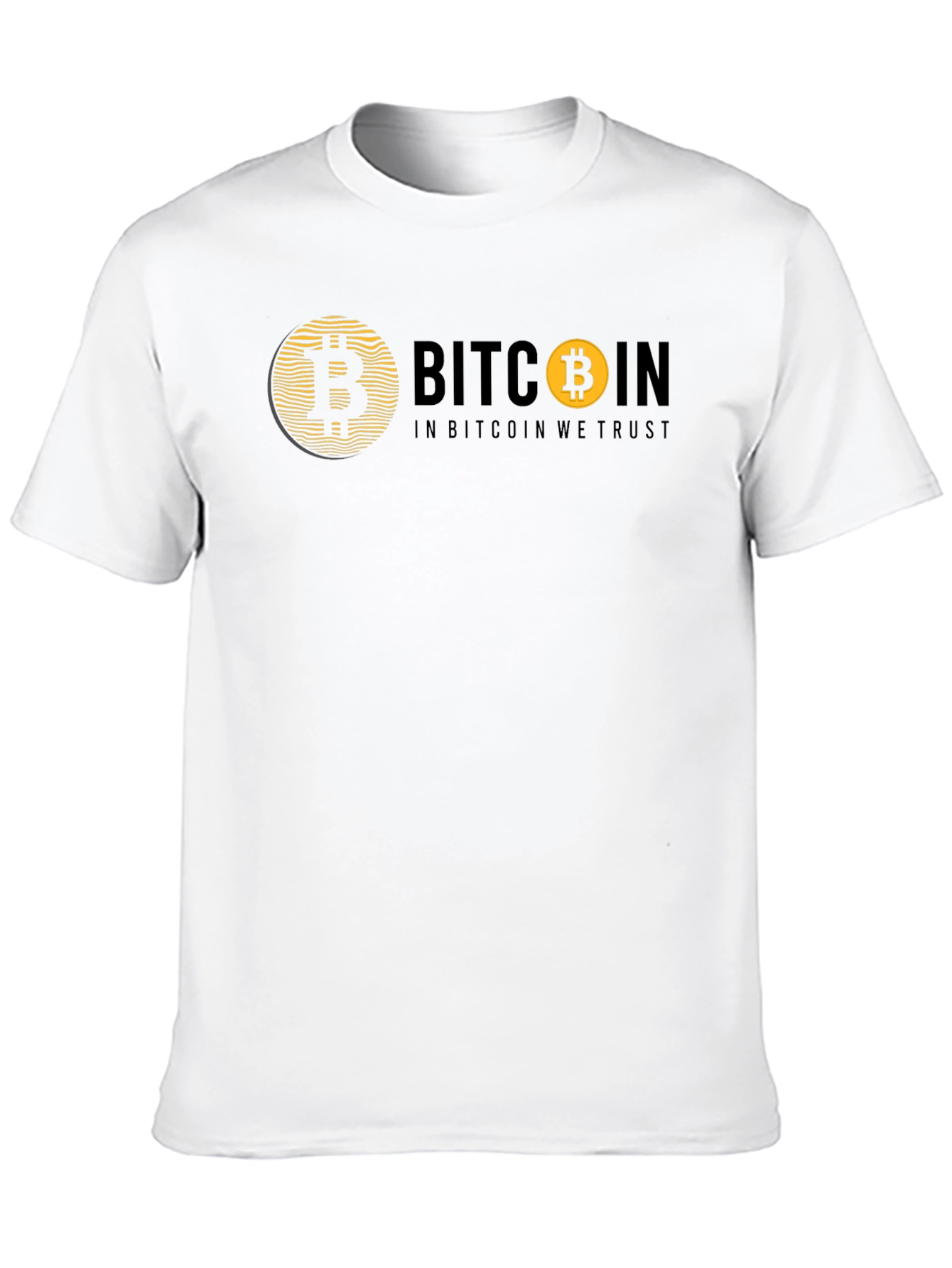Bitcoin In Bitcoin We Trust Black T-Shirt
