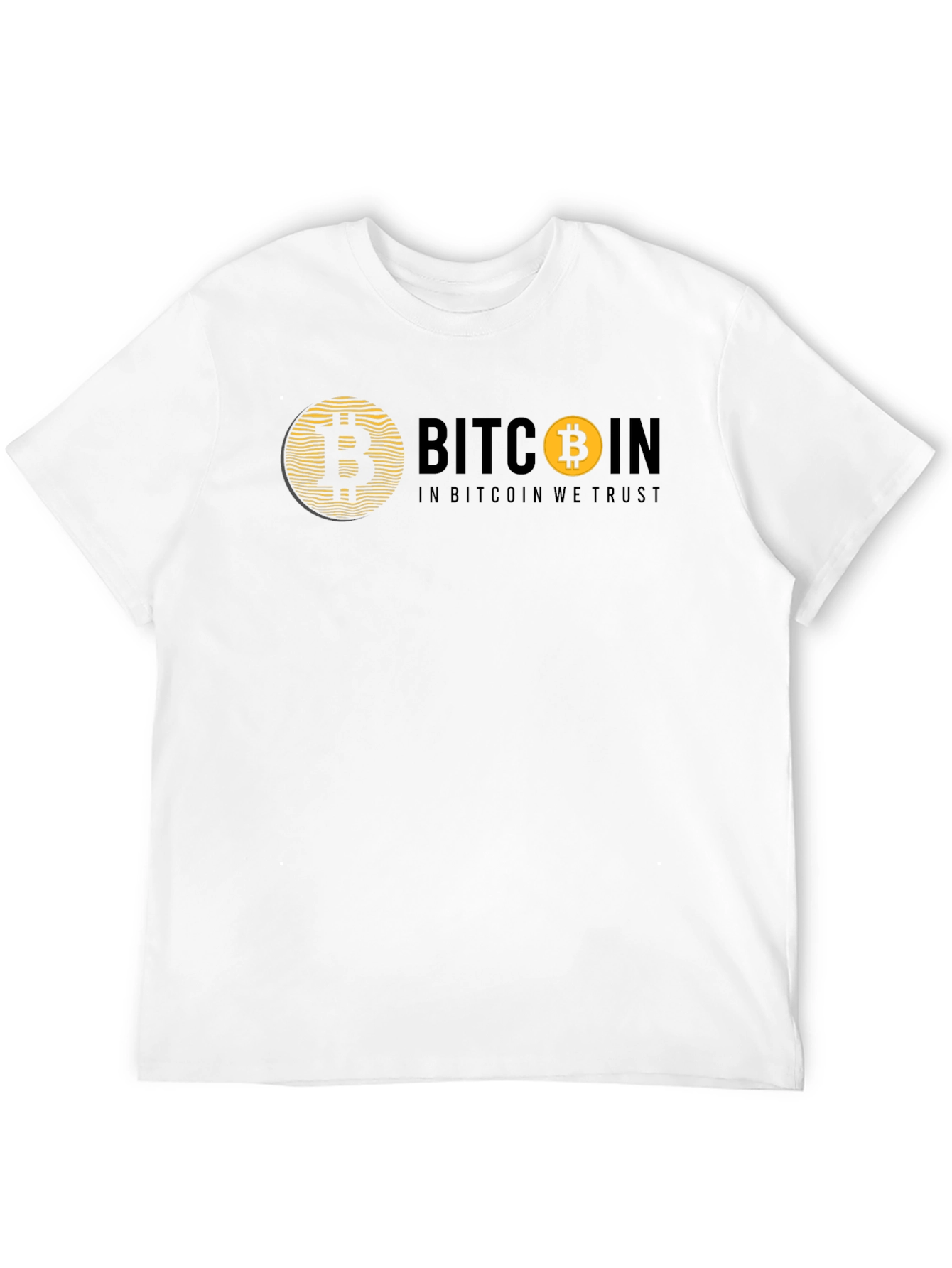 Bitcoin In Bitcoin We Trust Black T-Shirt