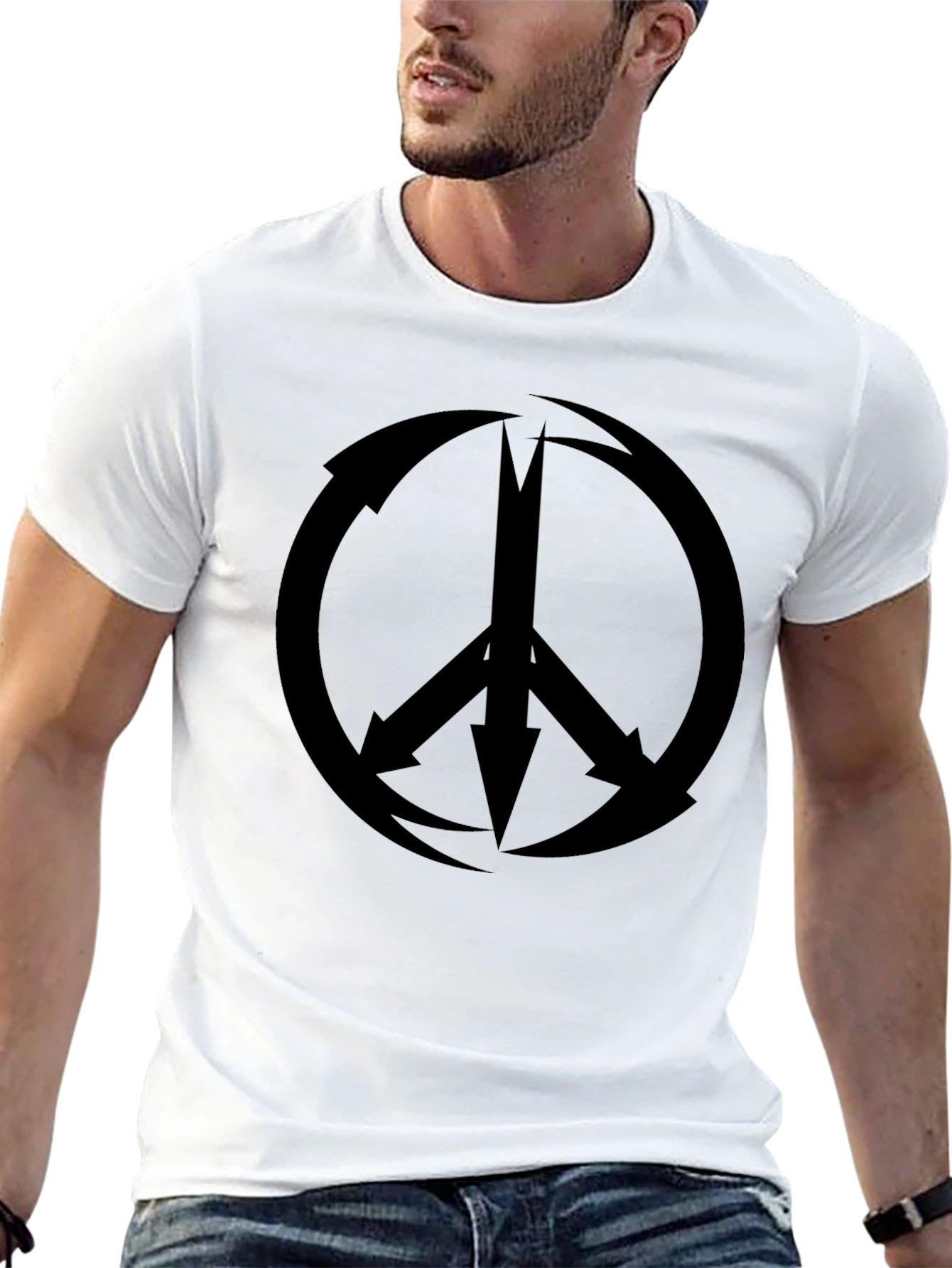 Peace Arrow T-Shirt - Anti-War Protest Tee