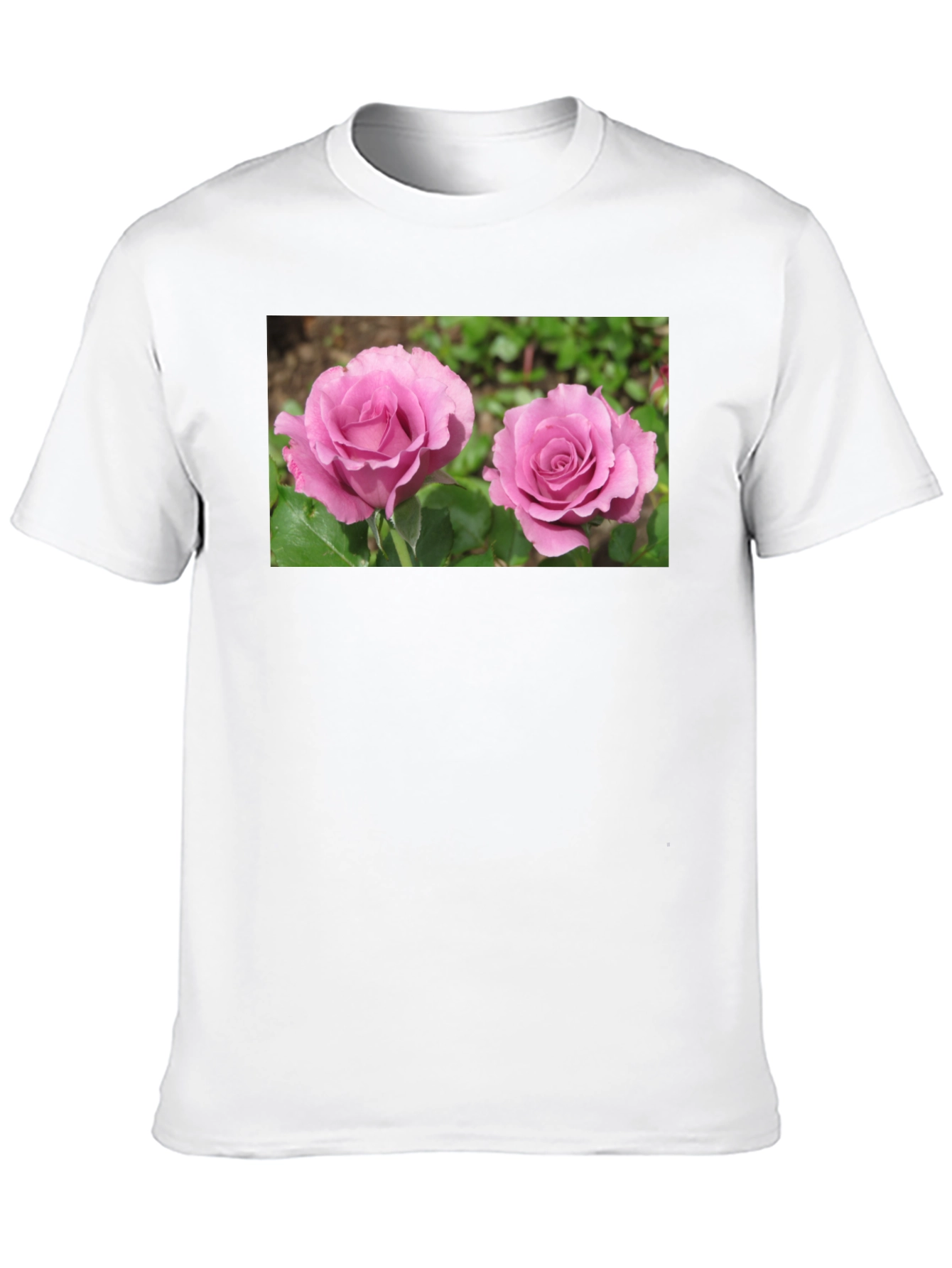 Floral Roses Graphic T-Shirt - Casual Style