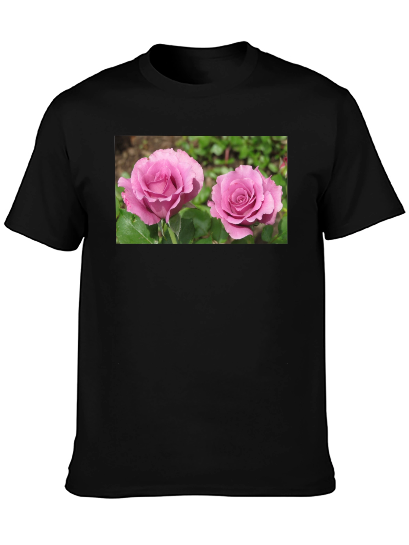 Floral Roses Graphic T-Shirt - Casual Style