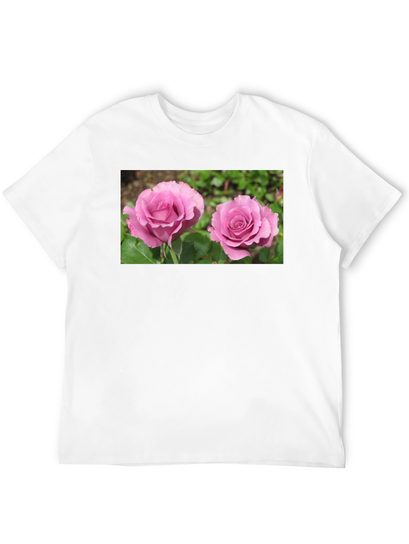 Floral Roses Graphic T-Shirt - Casual Style