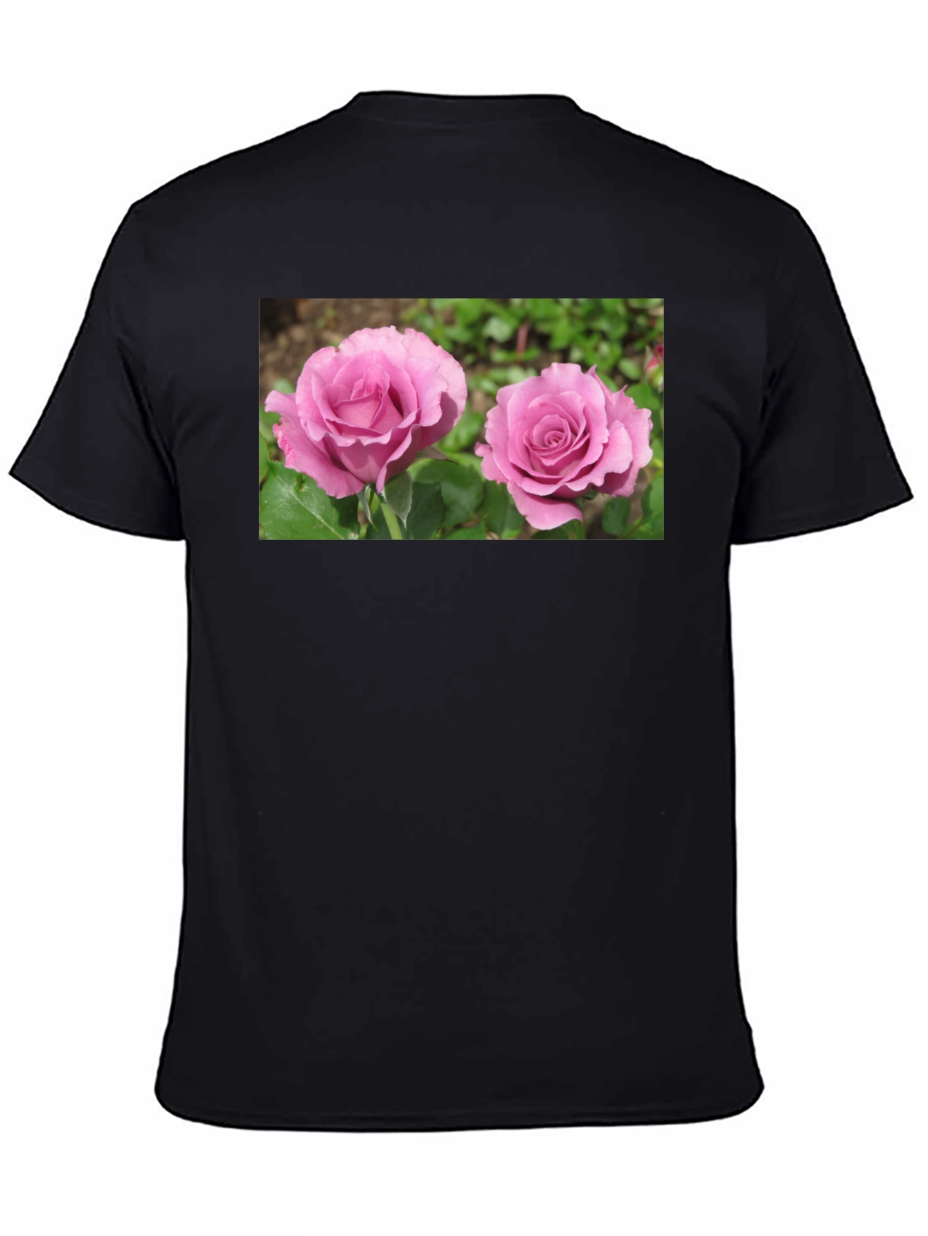 Floral Roses Graphic T-Shirt - Casual Style
