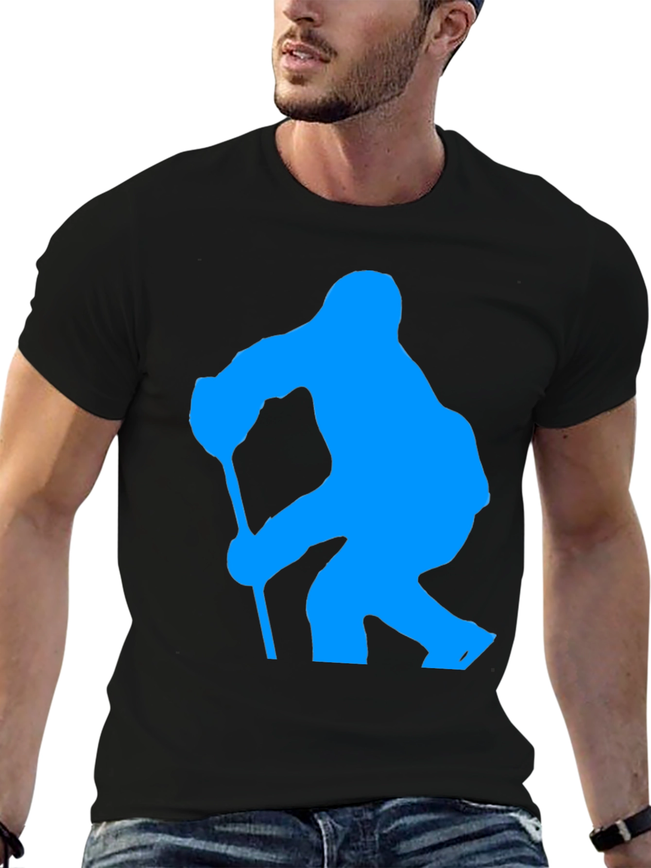 Hockey Player Graphic Tee
