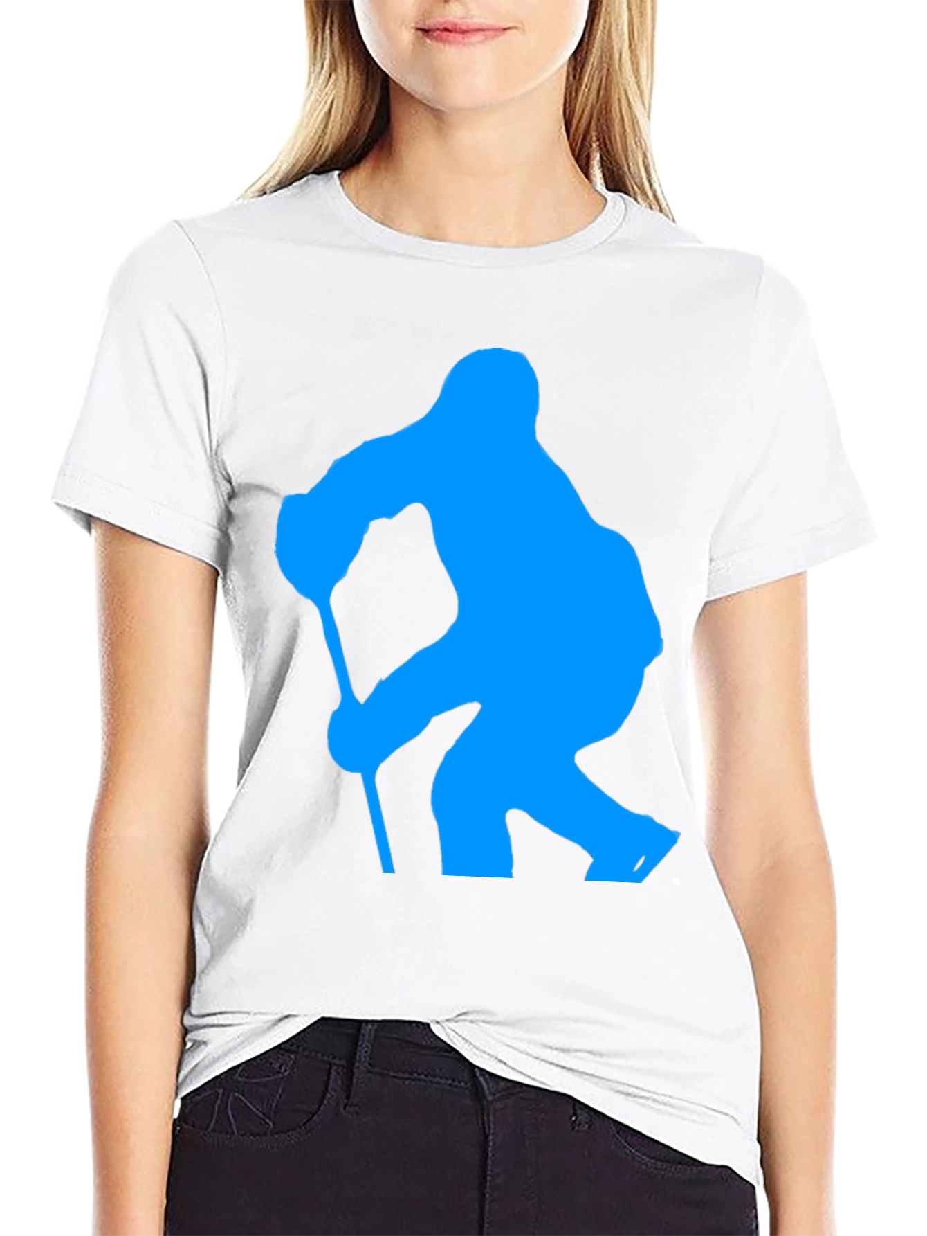 Hockey Player Graphic Tee