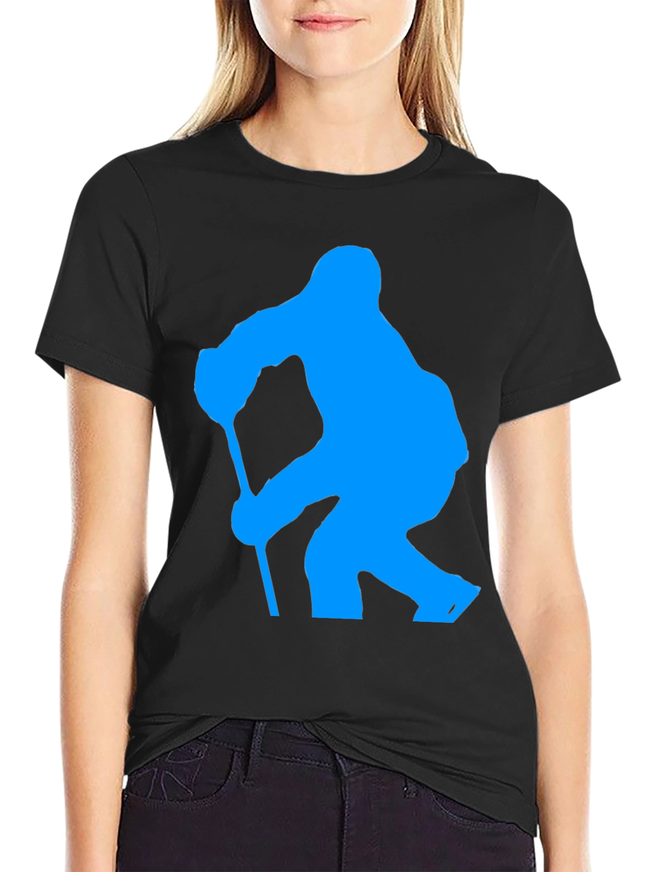 Hockey Player Graphic Tee