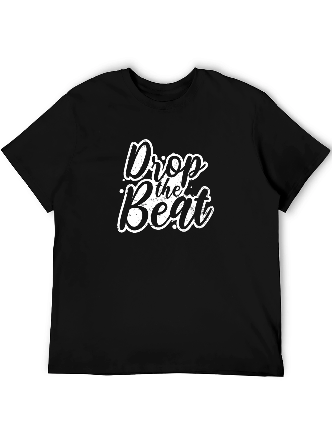 Drop the Beat Black Graphic Tee