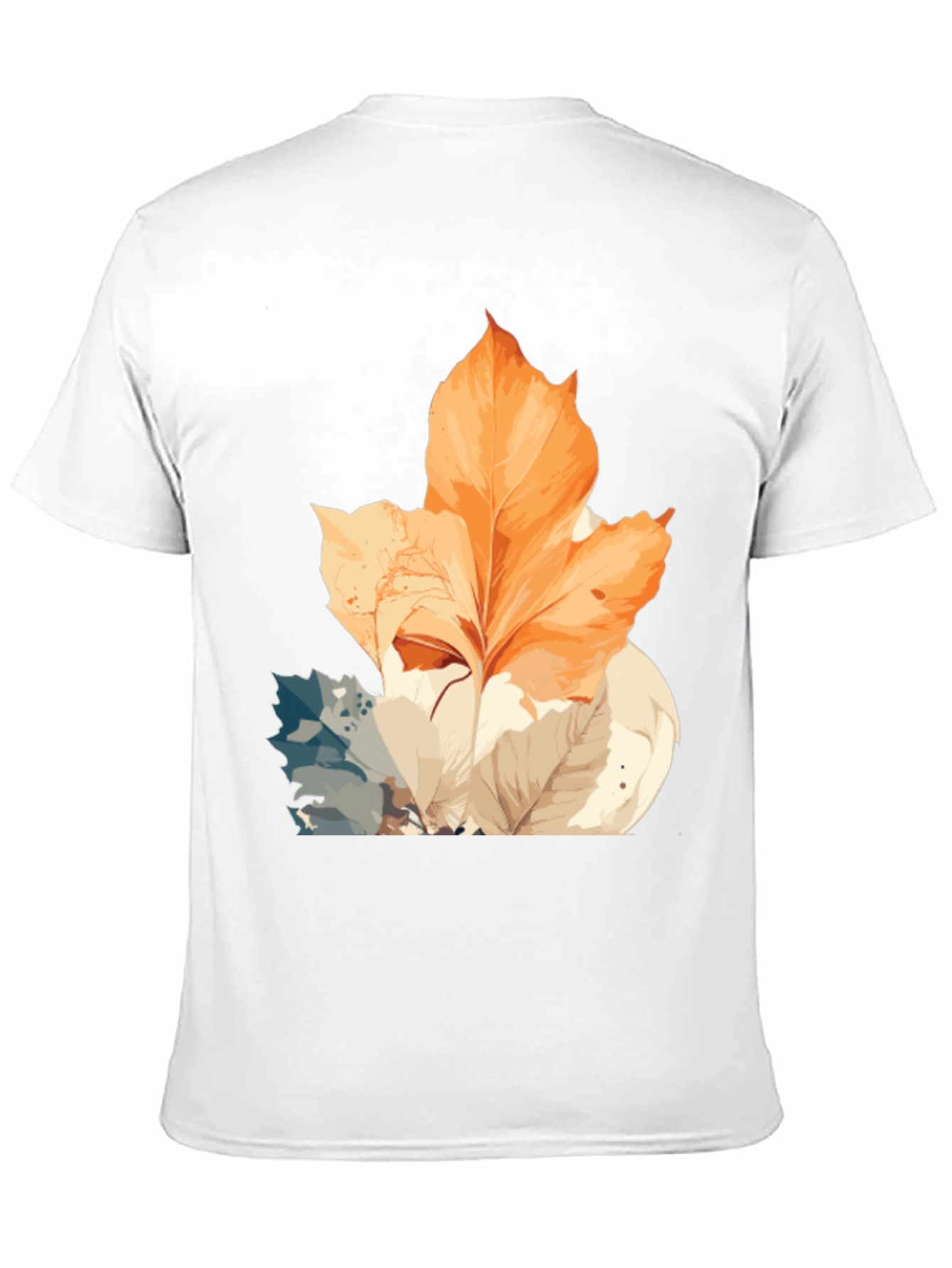 Autumn Leaves Graphic Tee - Stylish Nature Design
