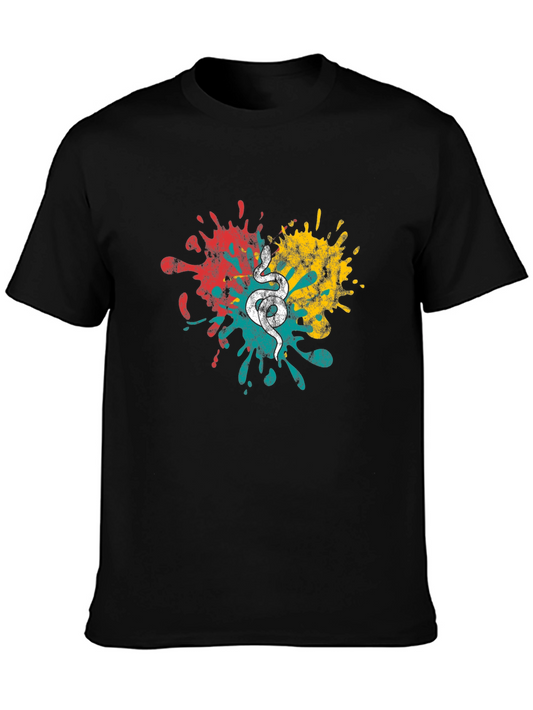 Snake Splash Graphic T-Shirt