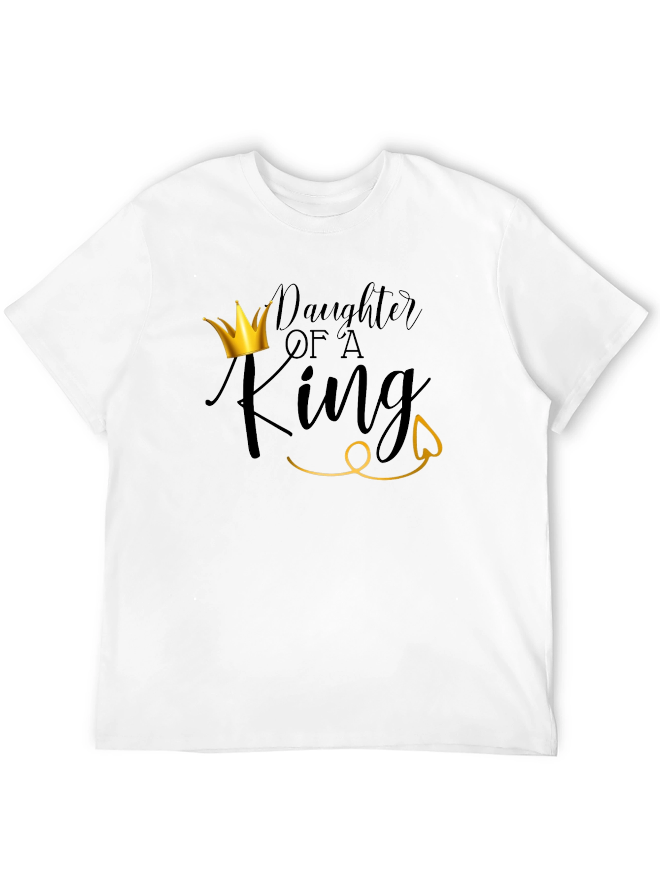 Daughter of a King Black T-Shirt