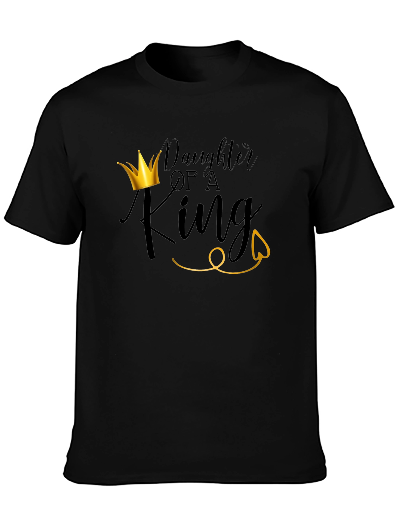 Daughter of a King Black T-Shirt