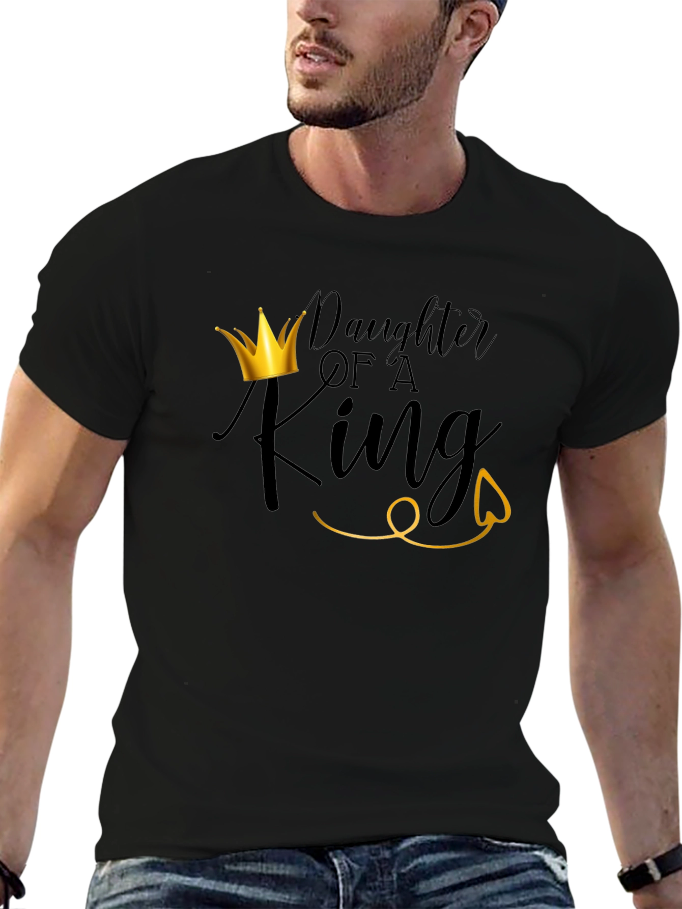 Daughter of a King Black T-Shirt