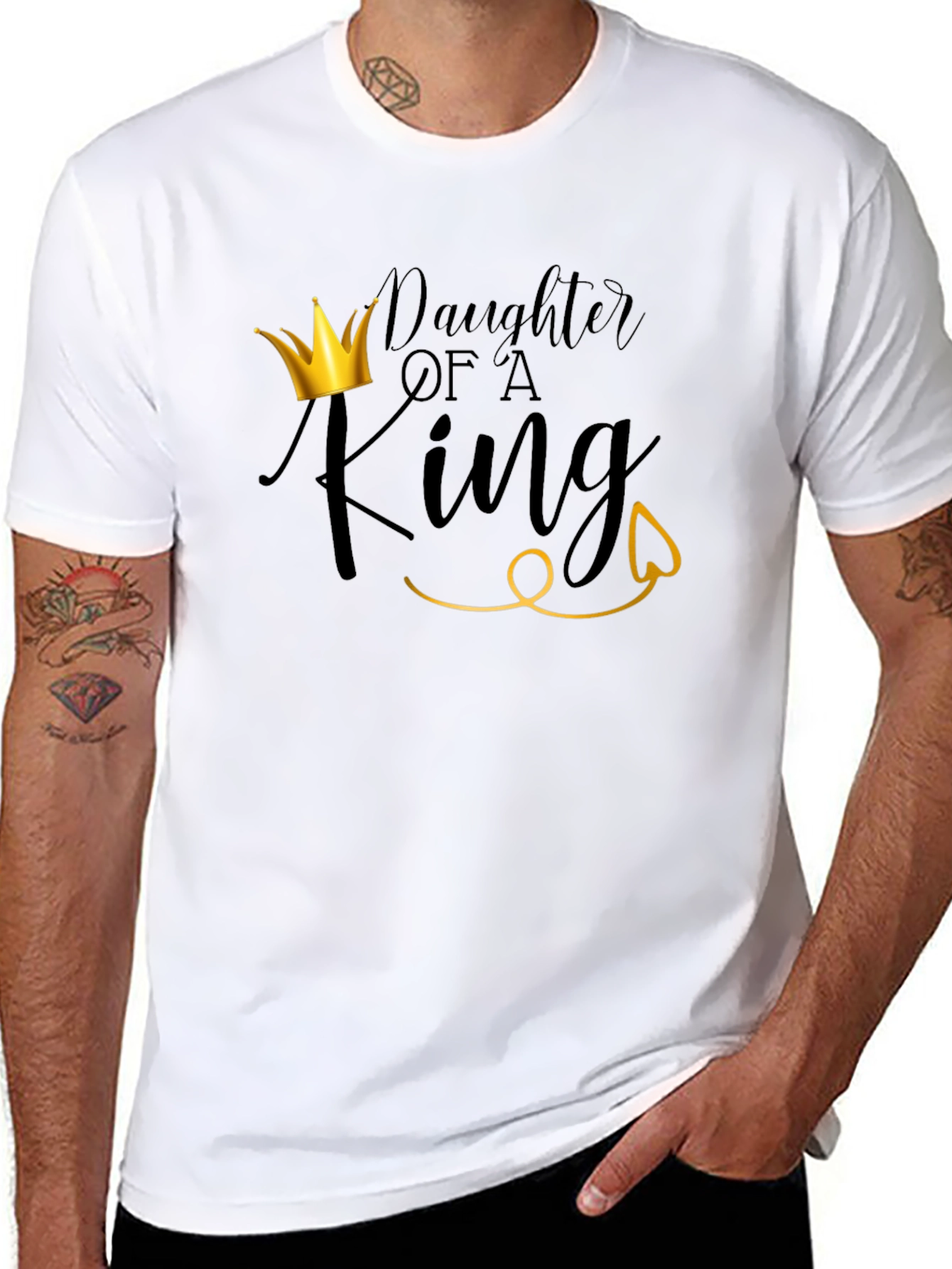 Daughter of a King Black T-Shirt