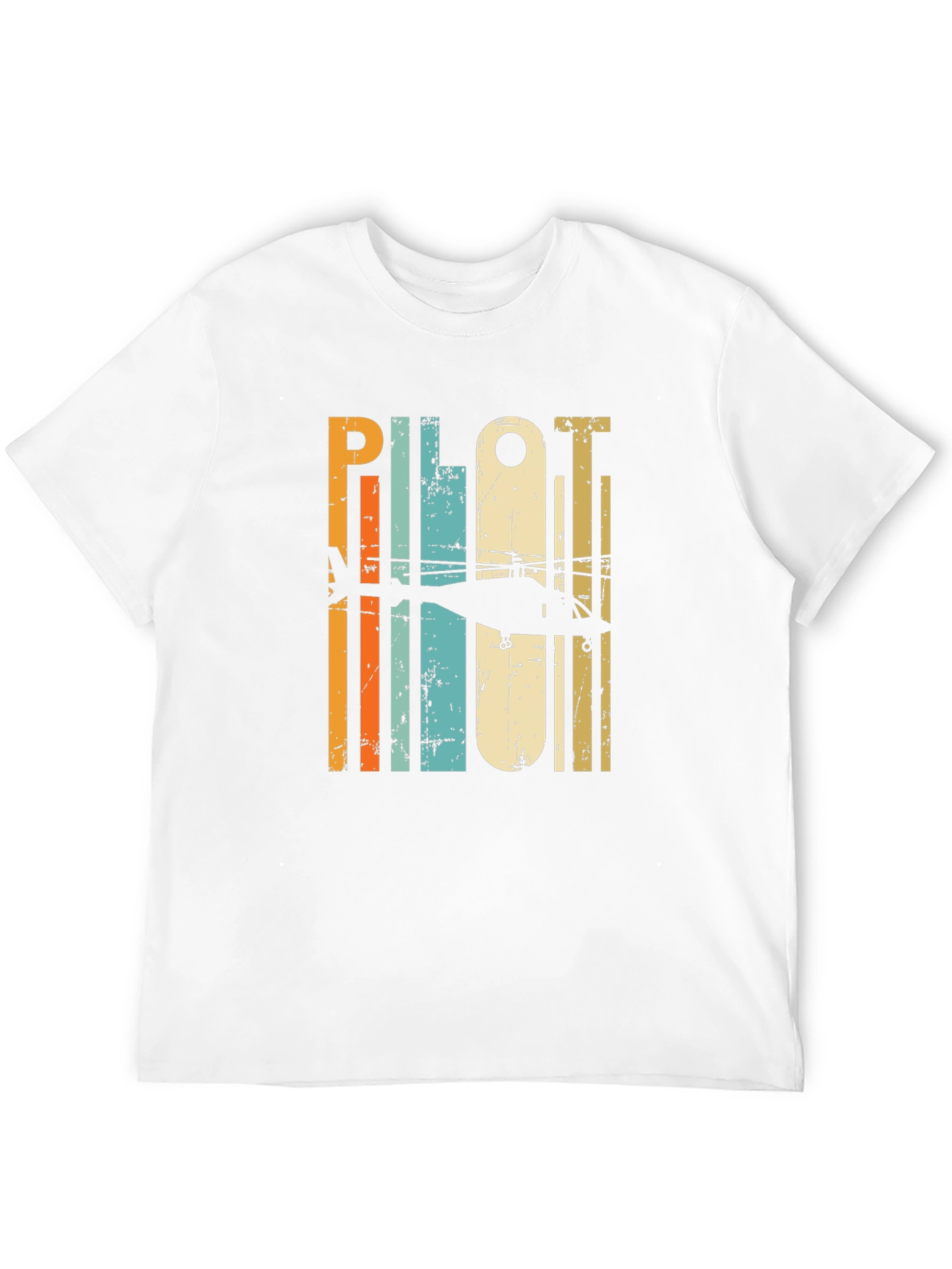 Pilot Helicopter T-Shirt - Retro Design