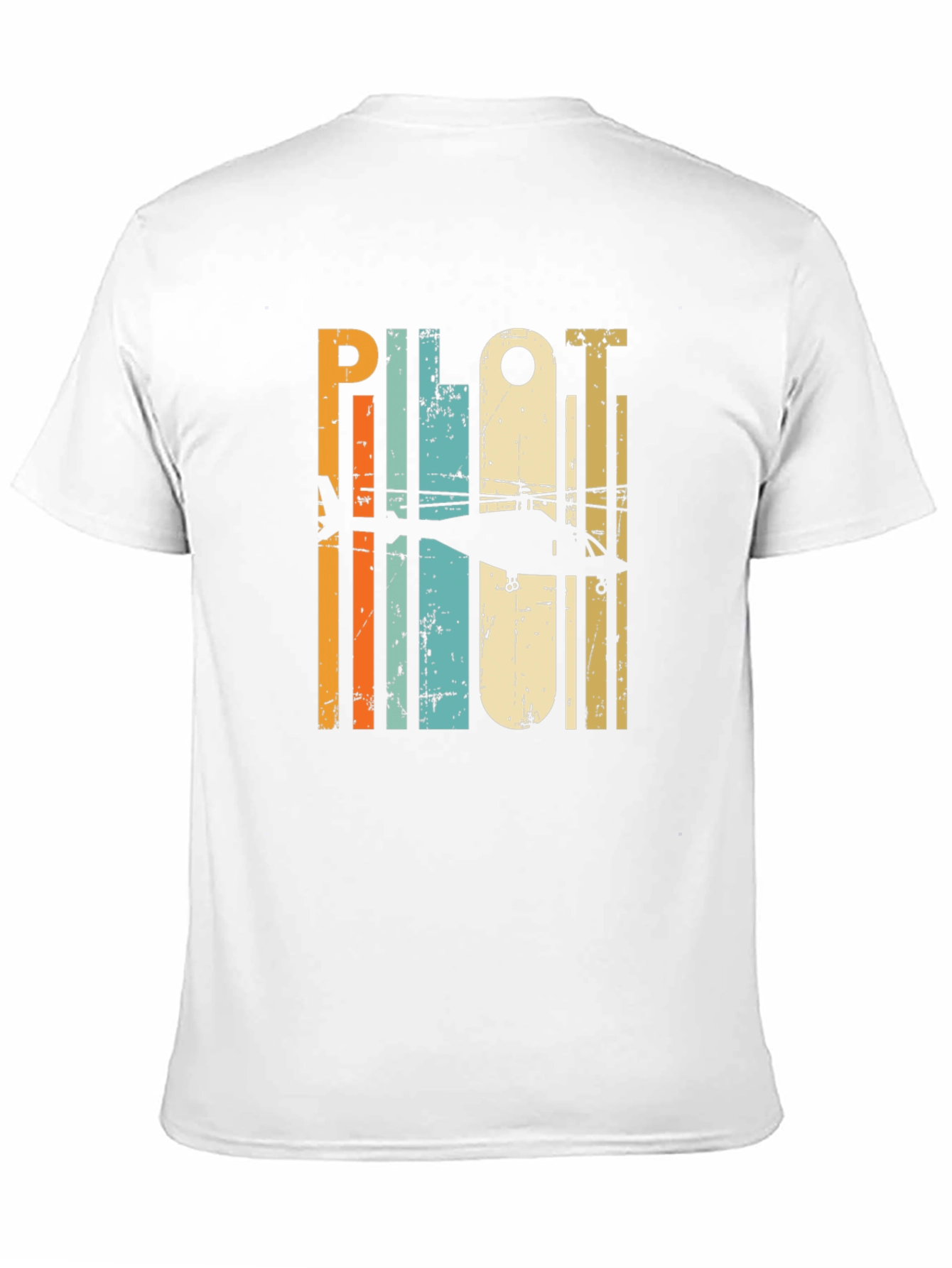 Pilot Helicopter T-Shirt - Retro Design