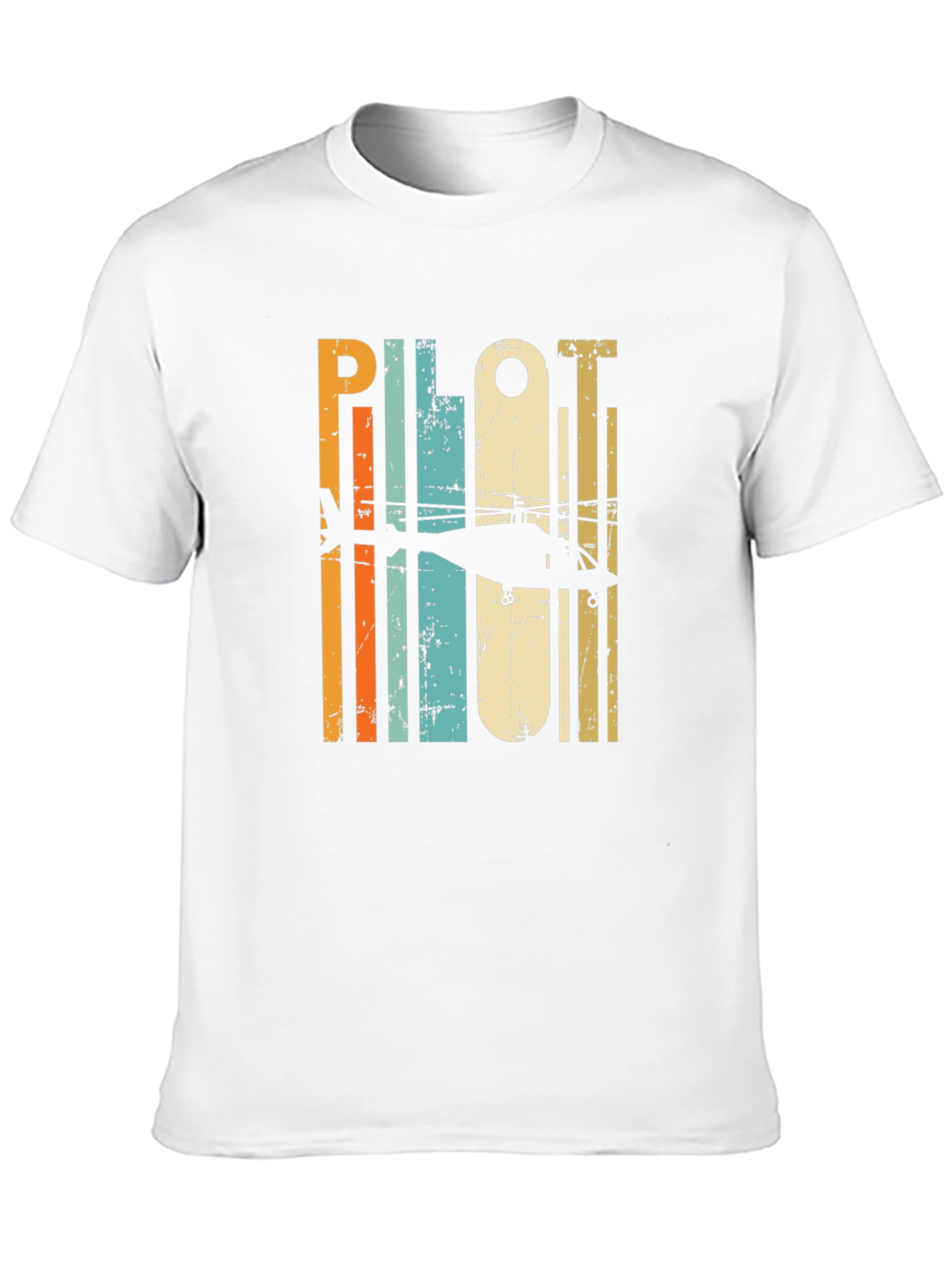 Pilot Helicopter T-Shirt - Retro Design