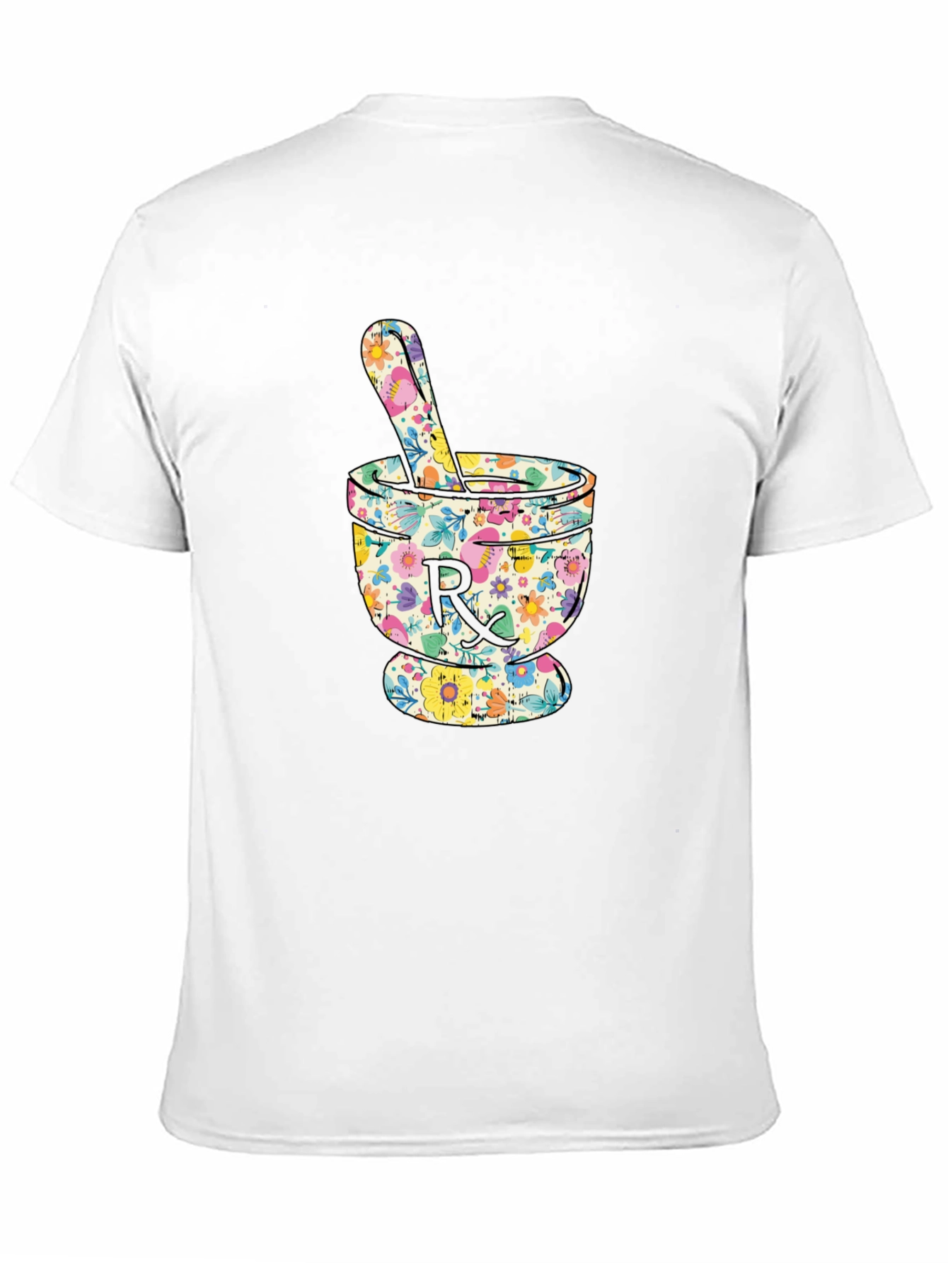 Floral Mortar & Pestle Graphic T-Shirt