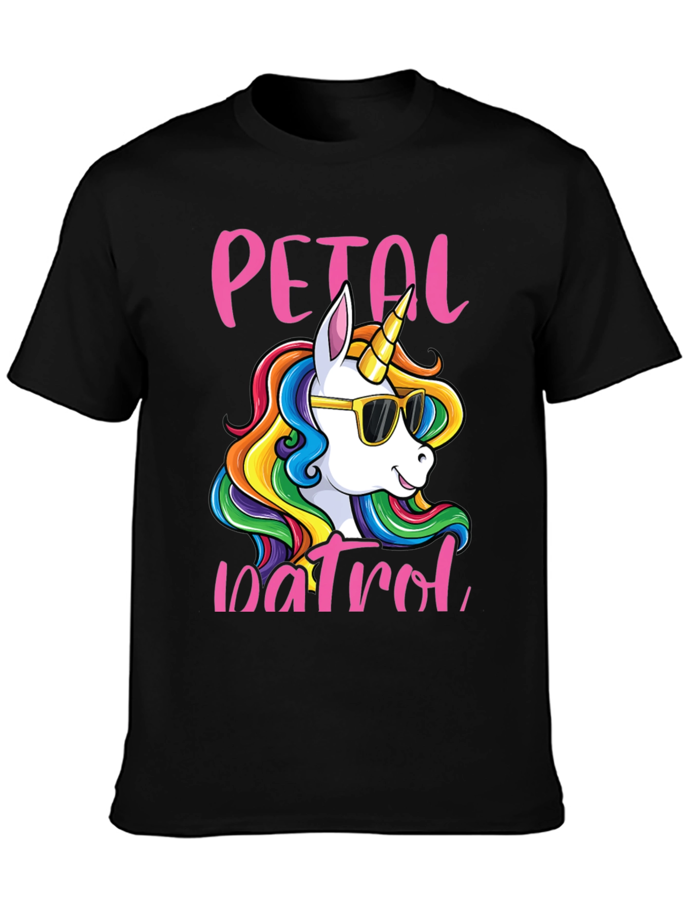 Petal Patrol Unicorn Graphic Tee