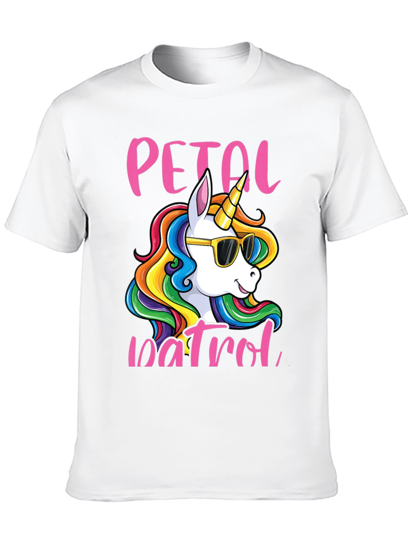 Petal Patrol Unicorn Graphic Tee