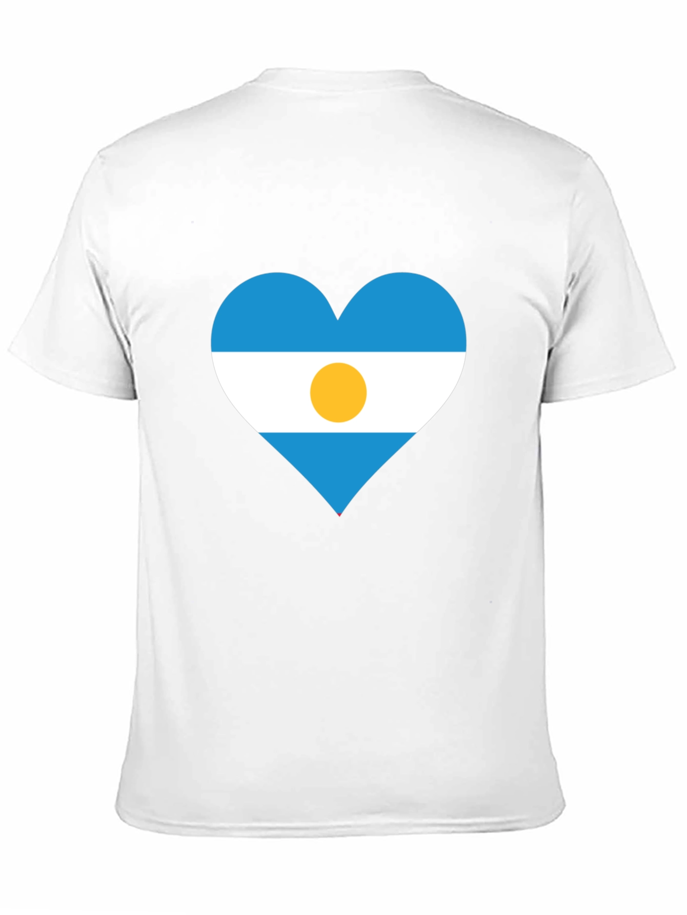 Argentina Heart Flag T-Shirt - Show Your Pride!