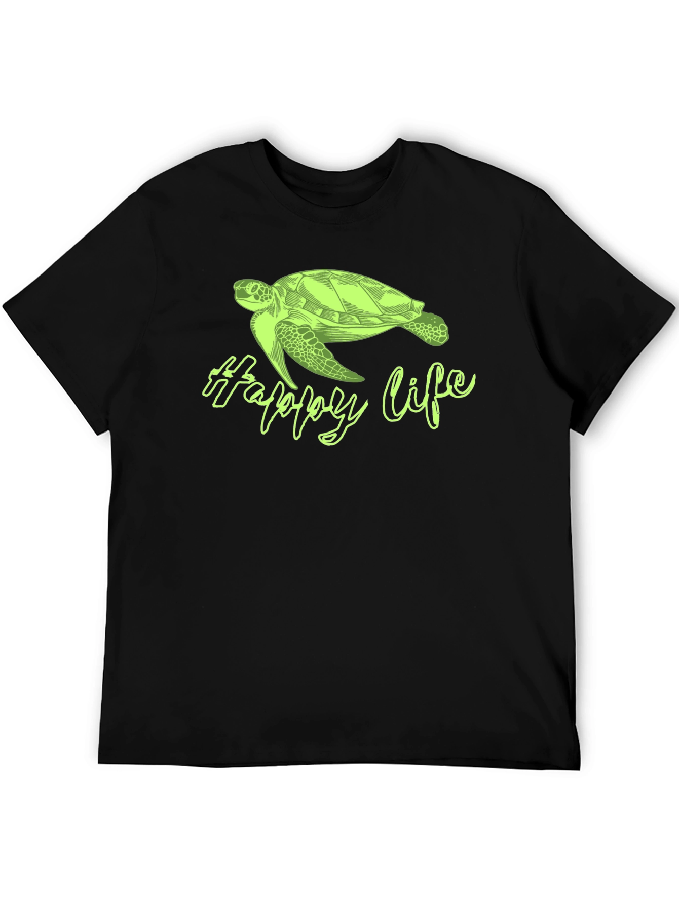 Happy Life Turtle T-Shirt - Relaxed Fit