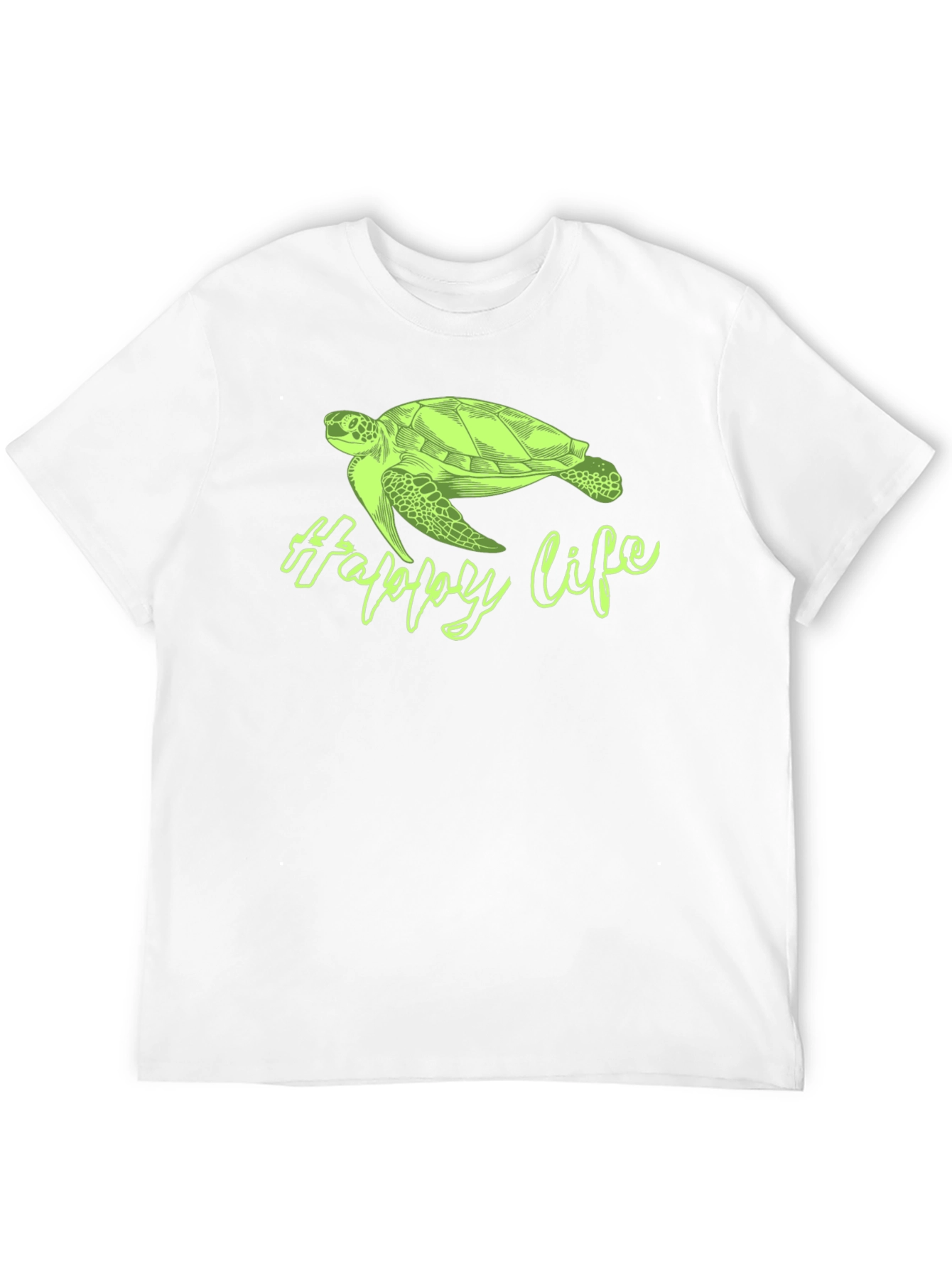 Happy Life Turtle T-Shirt - Relaxed Fit