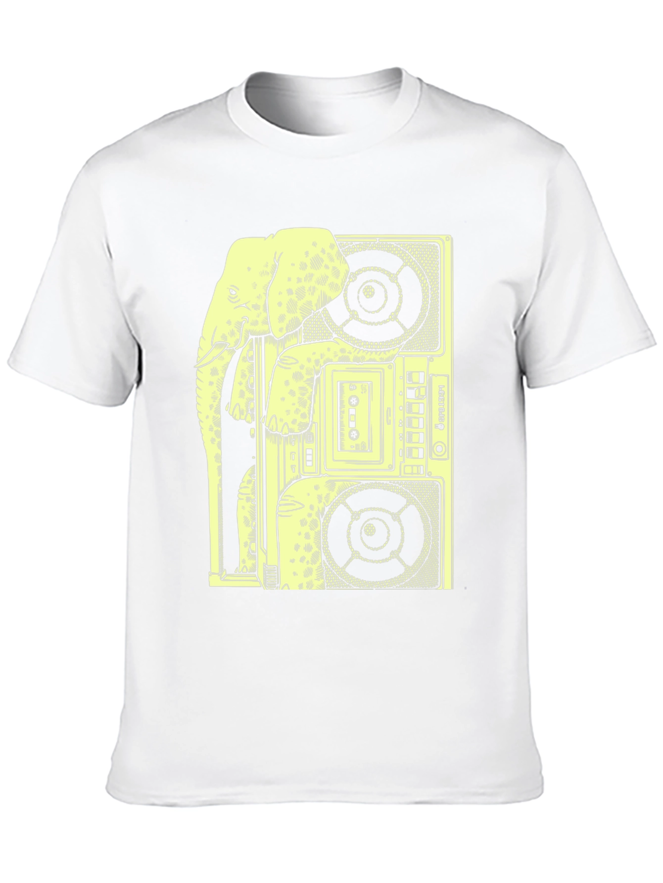 Elephant Boombox Graphic Tee - Cool & Quirky!