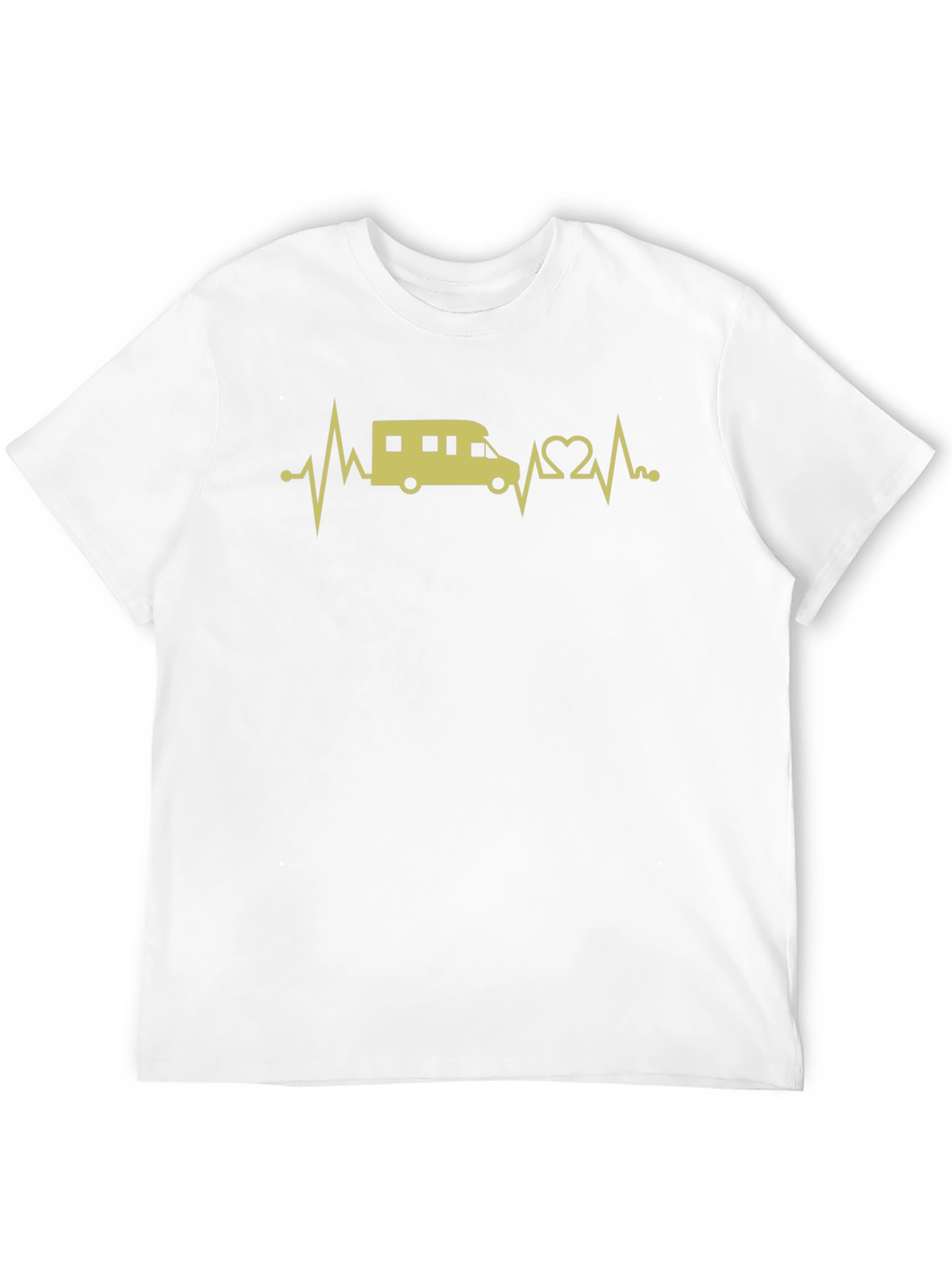 RV Heartbeat T-Shirt - Black Graphic Tee