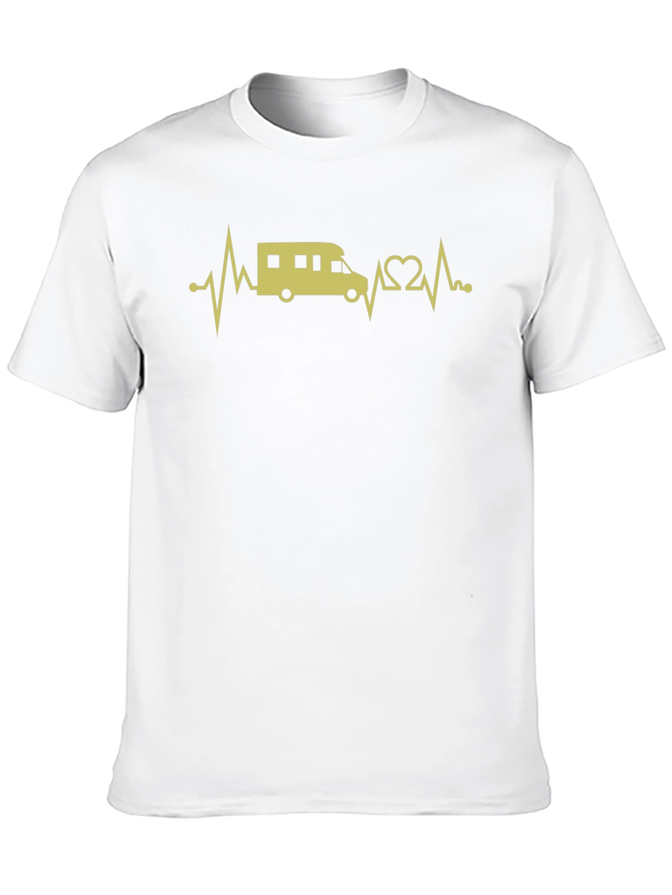 RV Heartbeat T-Shirt - Black Graphic Tee