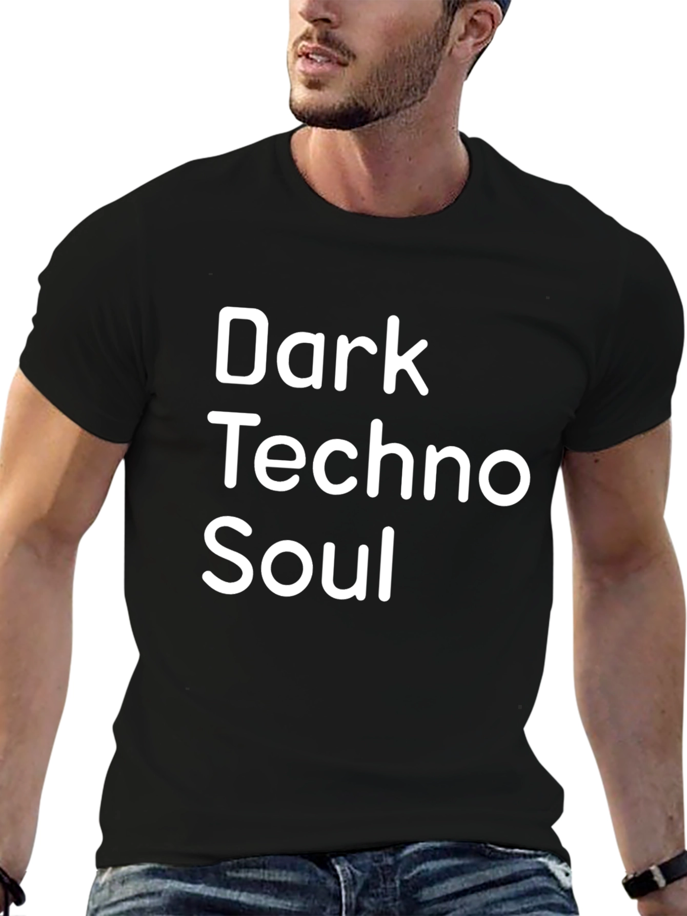 Dark Techno Soul Graphic Tee - Stylish Music Shirt